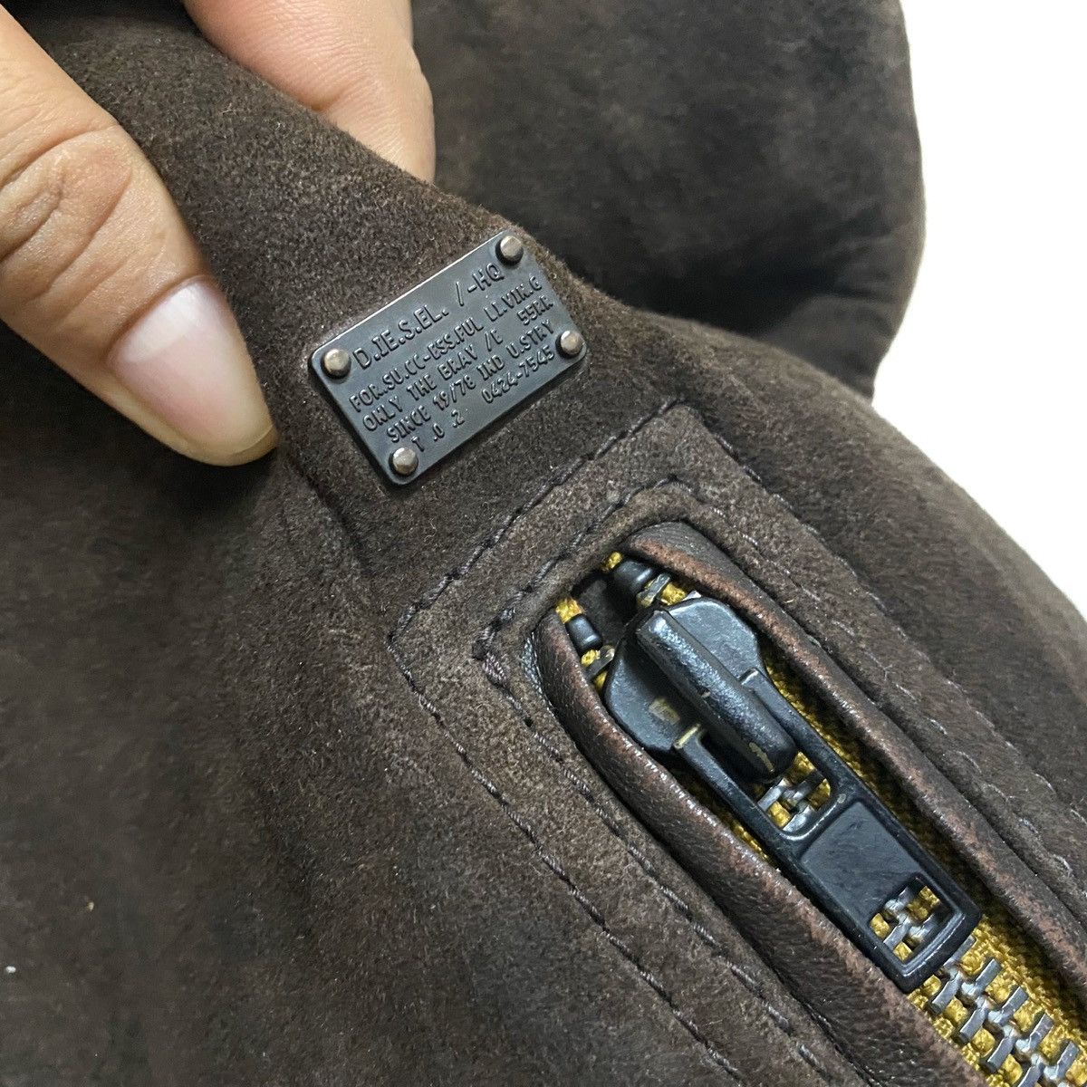 Diesel DIESEL Our Superior Leather Jacket Size US L / EU 52-54 / 3 - 4 Thumbnail