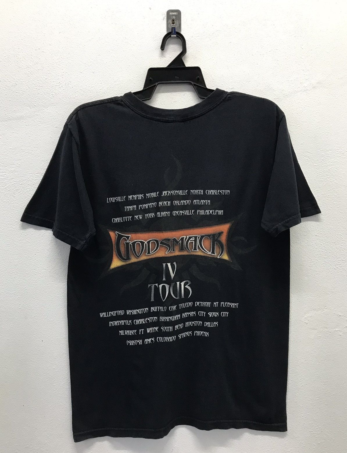 Anvil × Band Tees Vintage Anvil Rock Band Godsmack IV Tour Shirt Size US M / EU 48-50 / 2 - 2 Thumbnail