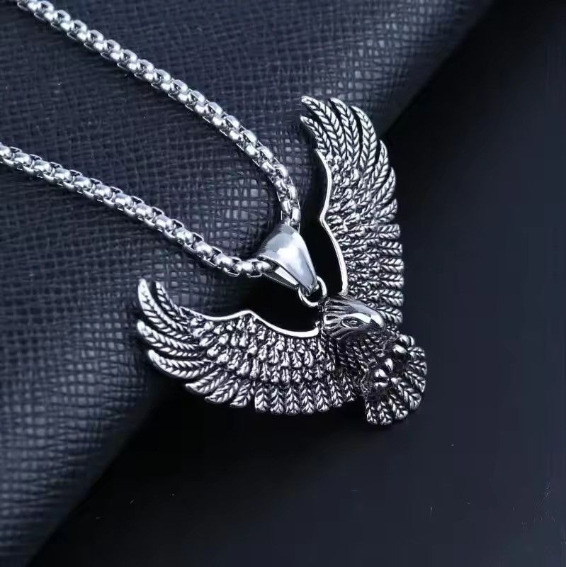 Jewelry Flying Eagle Pendant Necklace Size ONE SIZE - 6 Thumbnail