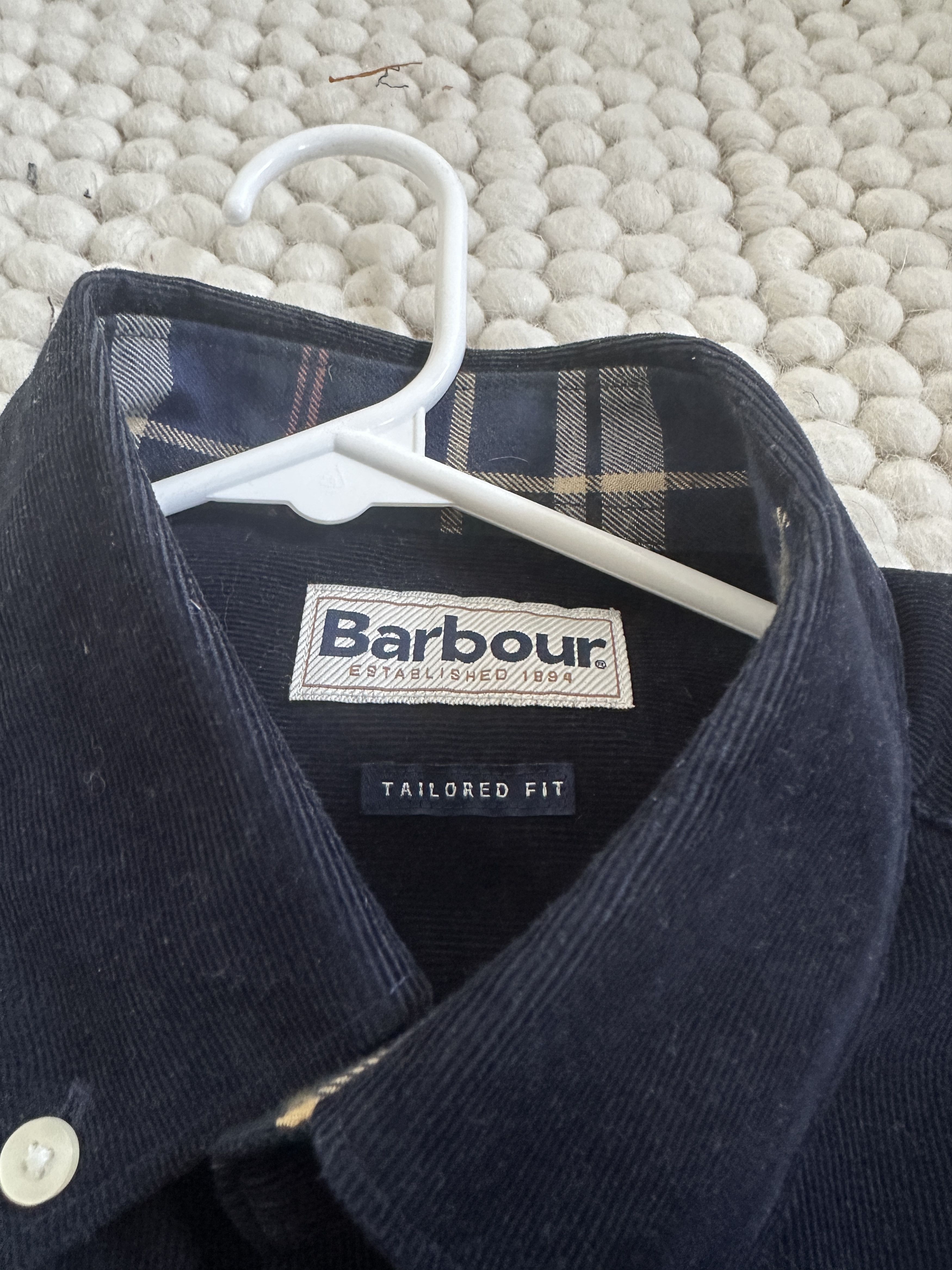 Barbour Barbour Wale Corduroy Button Up Plaid Lined Size US M / EU 48-50 / 2 - 4 Thumbnail