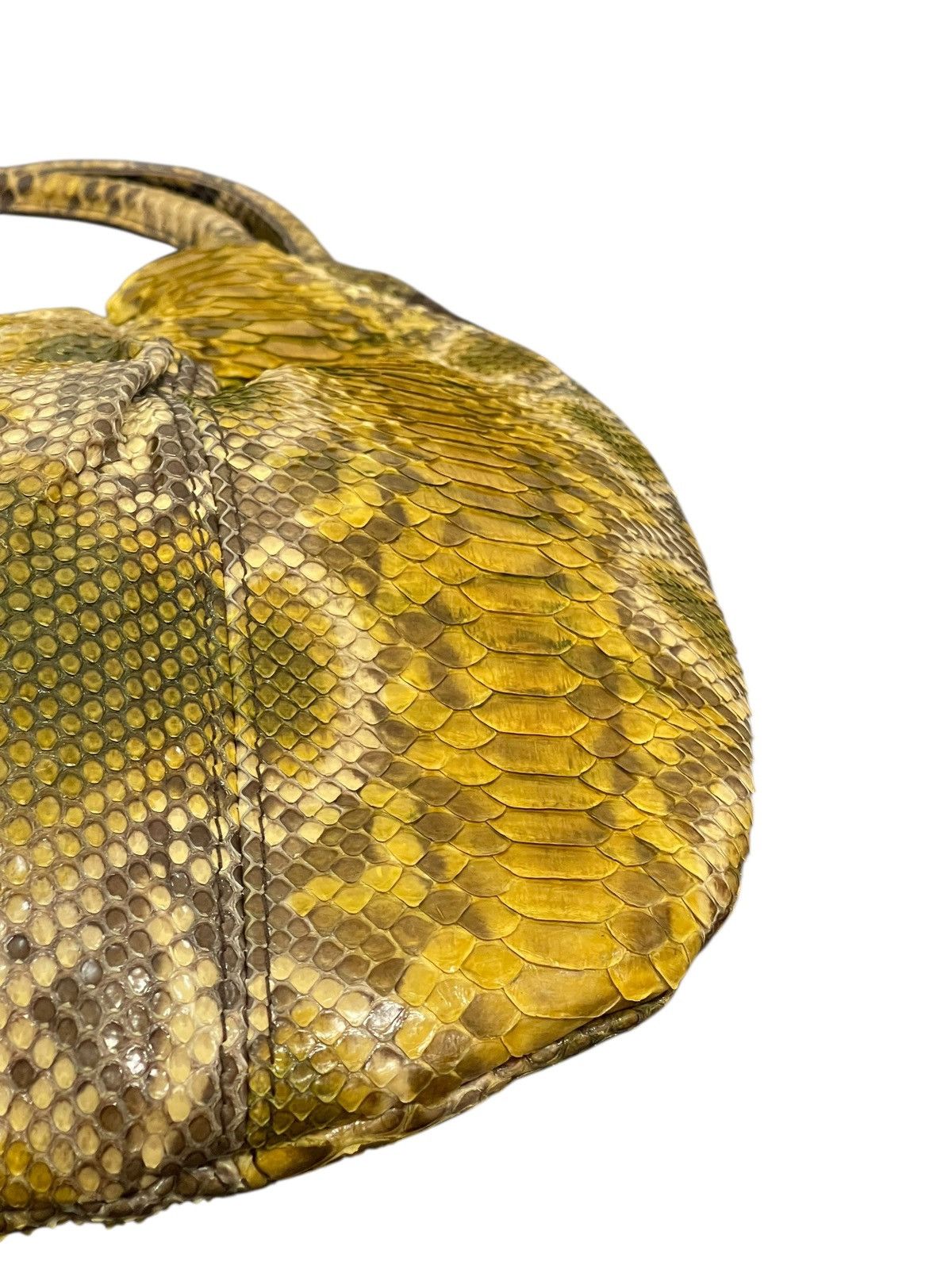 Genuine Leather Full Leather Python Elena Girardi Handmade Hobo Bag 2🟩2 Size ONE SIZE - 13 Thumbnail