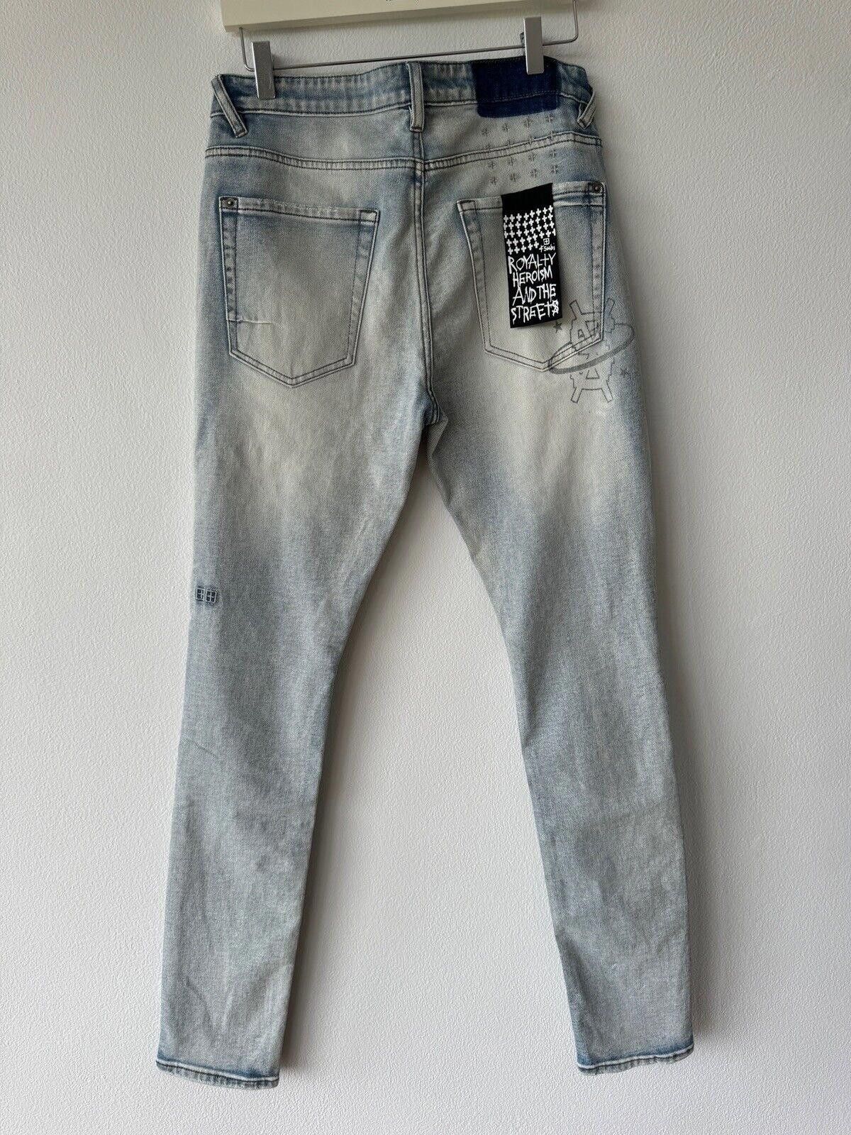 Ksubi Ksubi mens denim jean van winkle 32 blue globe cycle Size US 32 / EU 48 - 5 Thumbnail