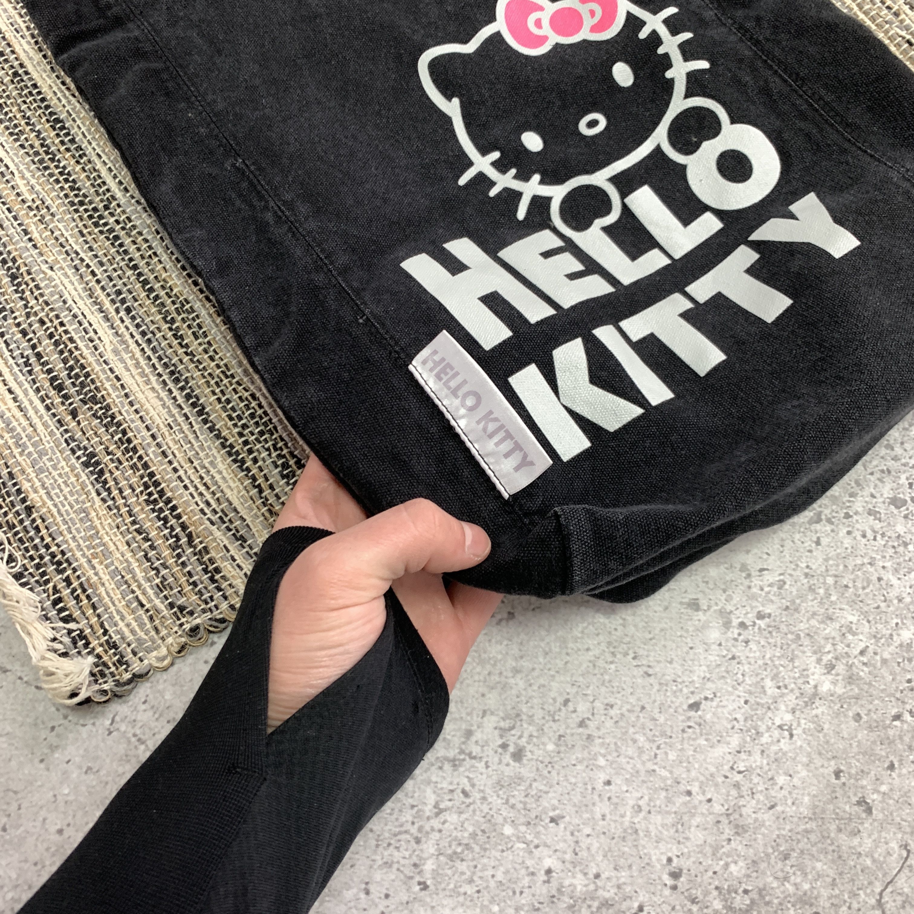 Other Hello Kitty Graphic Tote Shopper Denim Grey Bag Size ONE SIZE - 3 Thumbnail