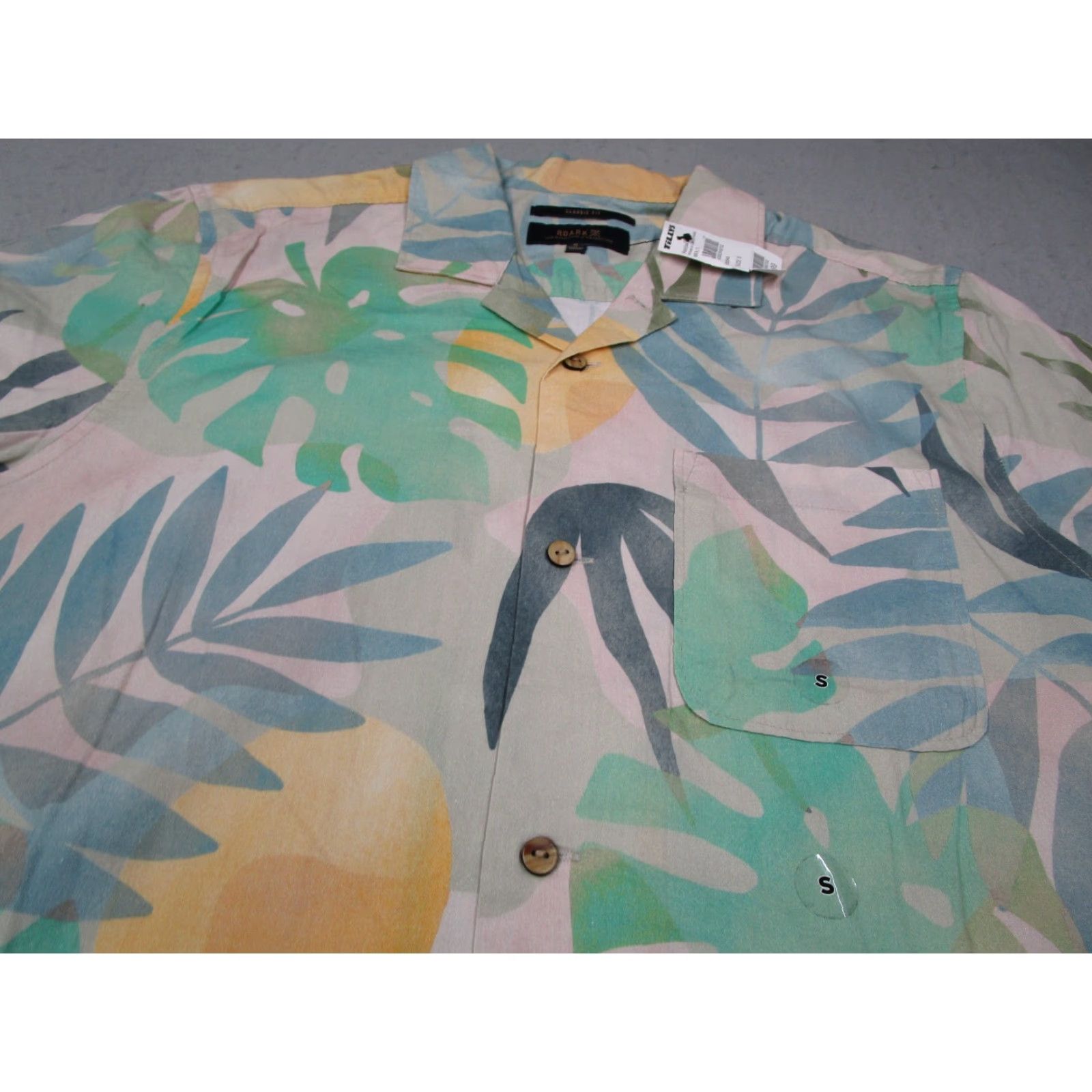 Roark Roark Shirt Mens Small Multicolored Hawaiian Button Up Size US S / EU 44-46 / 1 - 2 Thumbnail
