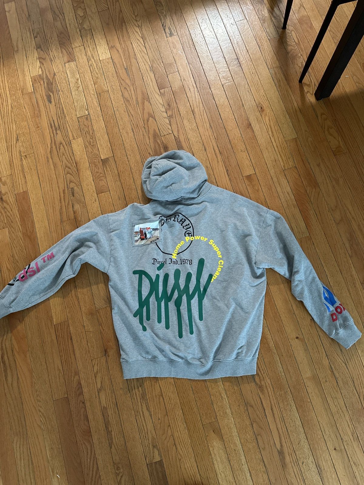 Diesel Grey Diesel INUTILITY Hoodie Size US XXL / EU 58 / 5 - 2 Thumbnail