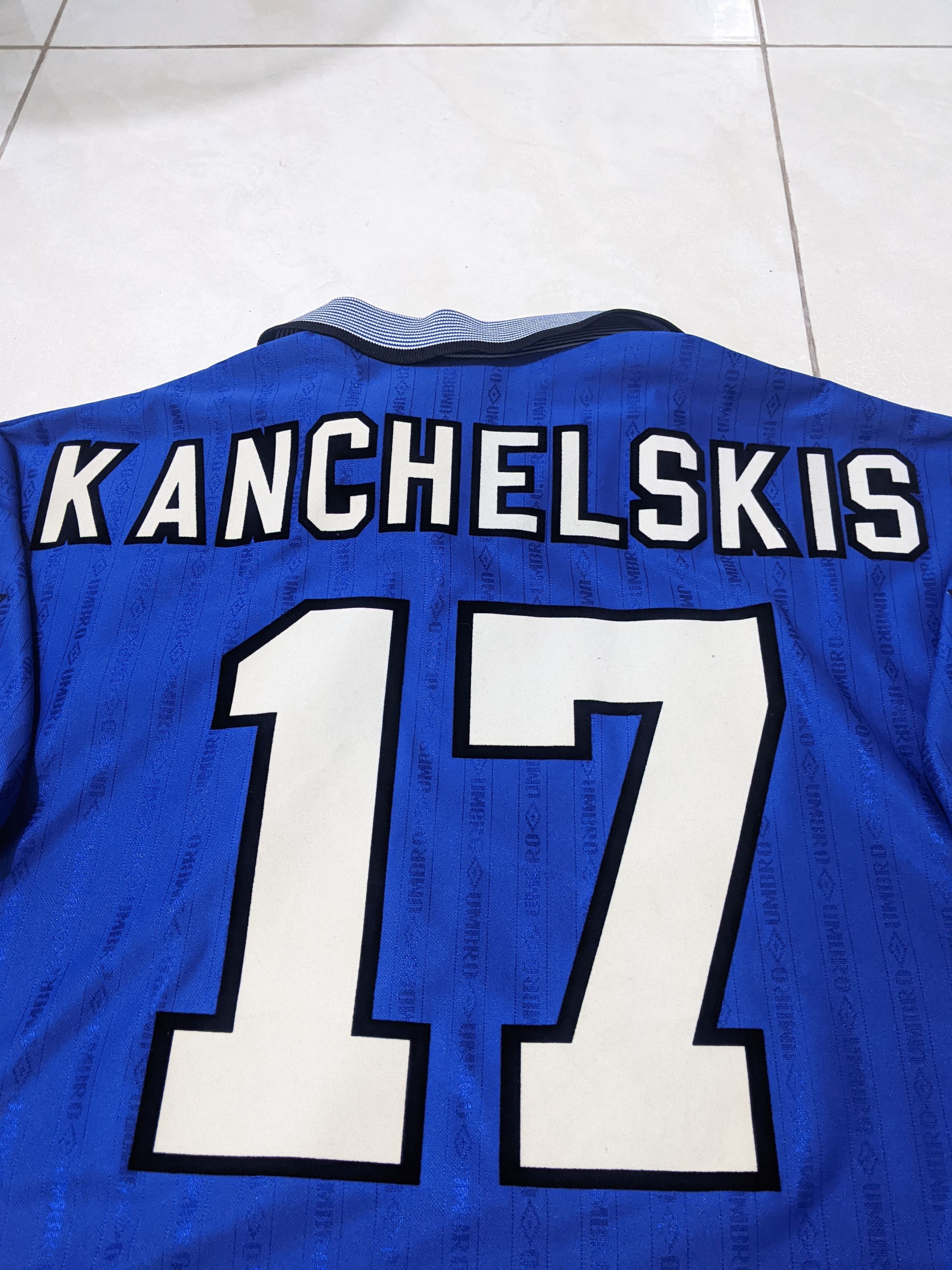 Umbro Jersey Everton 1995-97 home kanchelskis football shirt Size US M / EU 48-50 / 2 - 4 Thumbnail