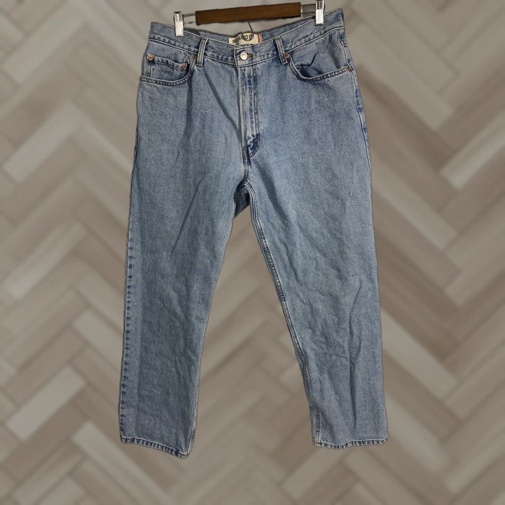 Levi's LEVIS 550 RELAXED FIT MEN'S DENIM JEANS SIZE 36x30 BLUE RED TAB #354 Jeans Men 36 30 Straight Cotton Denim Vintage No Size US 36 / EU 52 - 1 Thumbnail