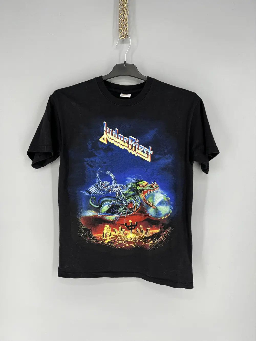 Other Vintage Judas Priest Painkiller metal Band T-shirt Bandrock Size US S / EU 44-46 / 1 - 1 Thumbnail