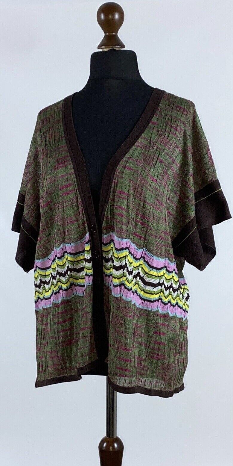 Missoni Women's Cardigan Sweater Viscose Cotton Size 42