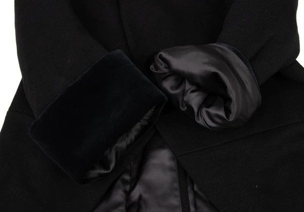 Comme des Garcons Comme des Garcons Velvet splicing large lapel dovetail coa Size S / US 4 / IT 40 - 4 Thumbnail