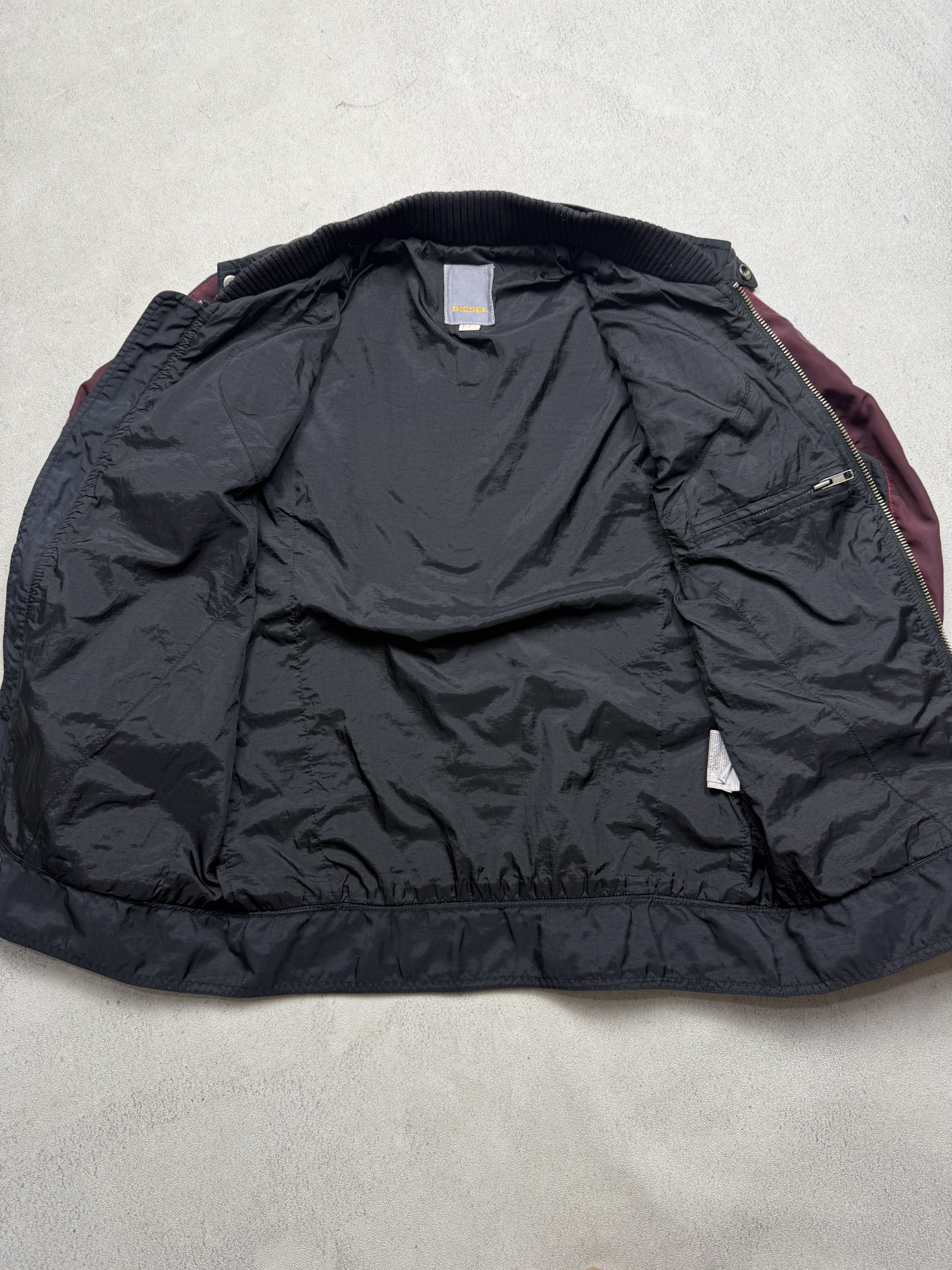 Diesel Rare Vintage Diesel Nylon Moto Biker Jacket Y2K Racing Size US S / EU 44-46 / 1 - 10 Thumbnail