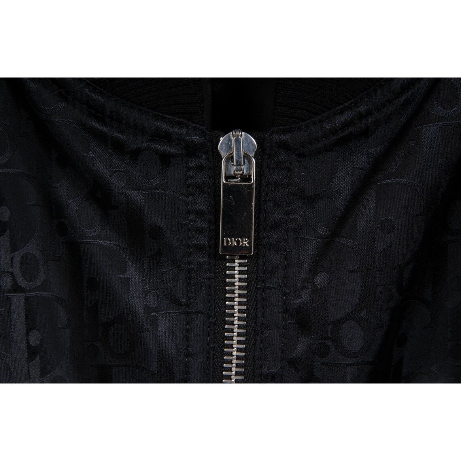 Dior Oblique Bomber Jacket Black Nylon Size US M / EU 48-50 / 2 - 6 Thumbnail
