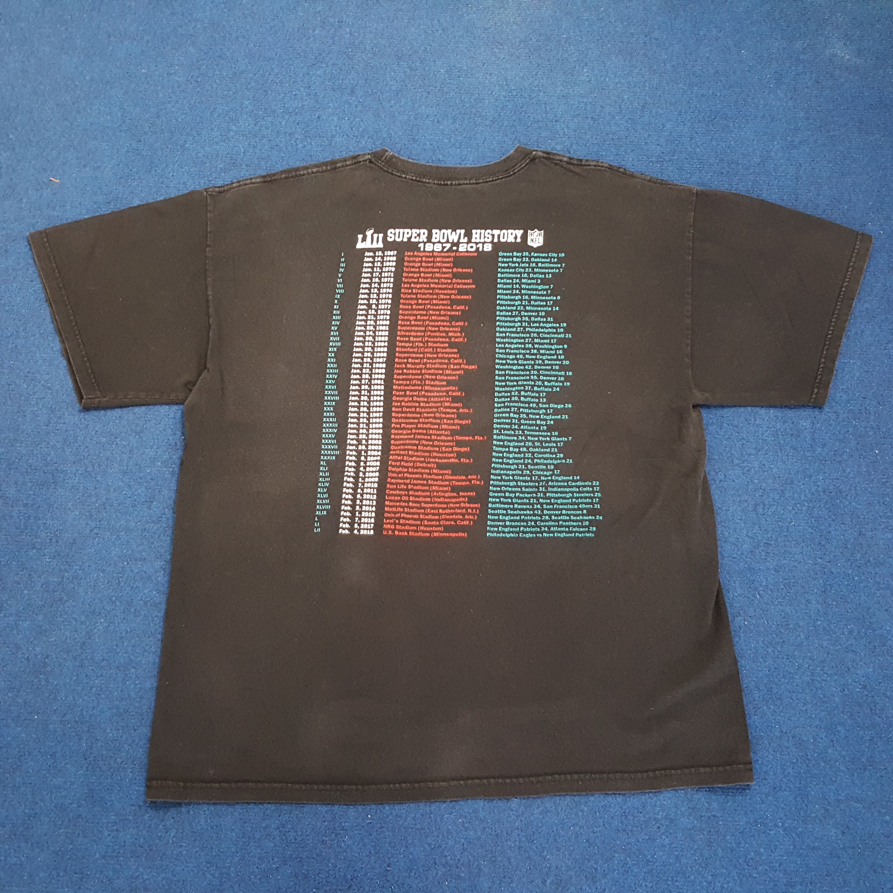 NFL × Vintage Vintage NFL Super Bowl American Football Sports T-shirt Size US XL / EU 56 / 4 - 3 Thumbnail