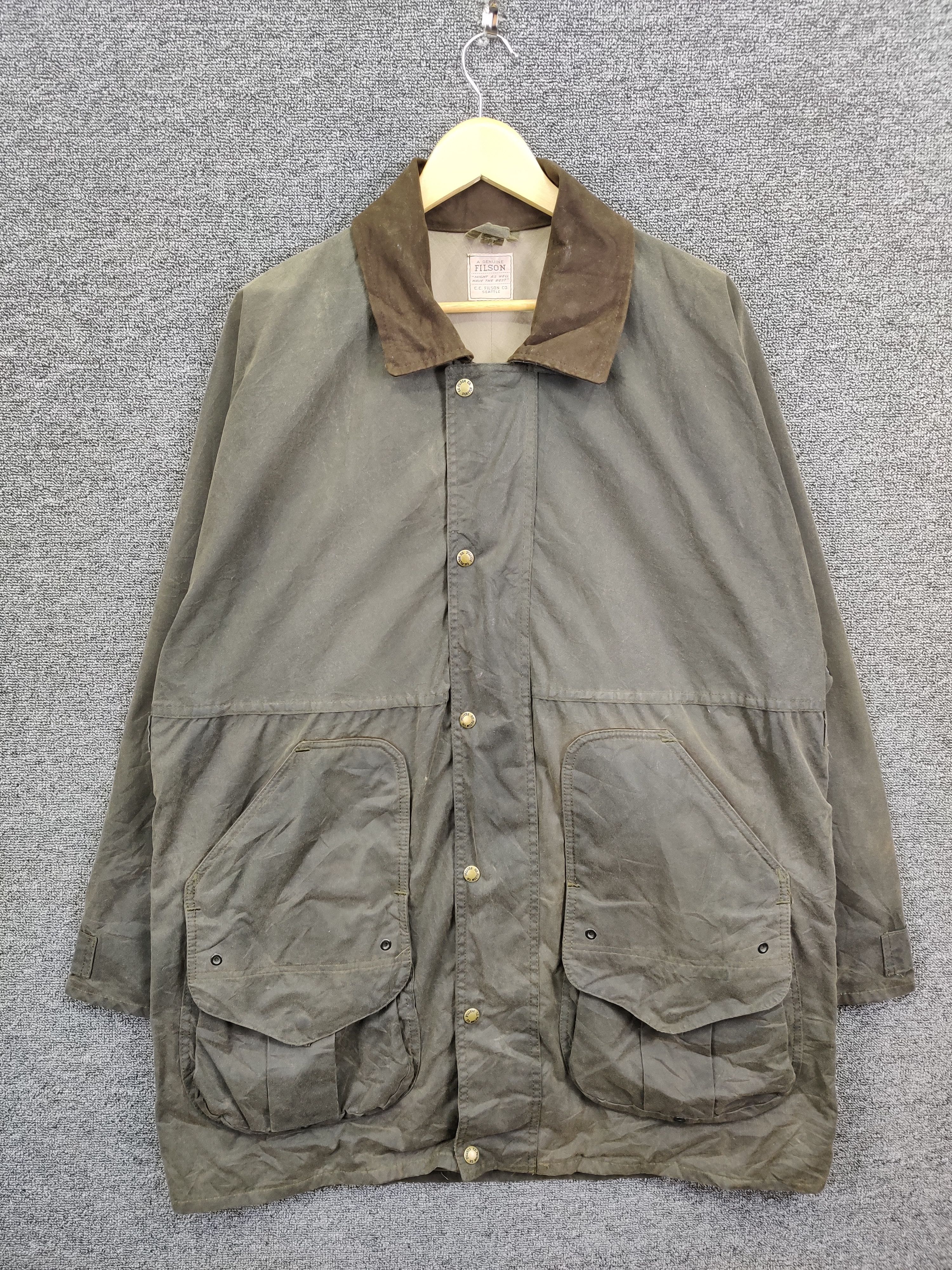Filson Vintage Filson Co Seattle Waxed Jacket Size US XL / EU 56 / 4 - 1 Thumbnail