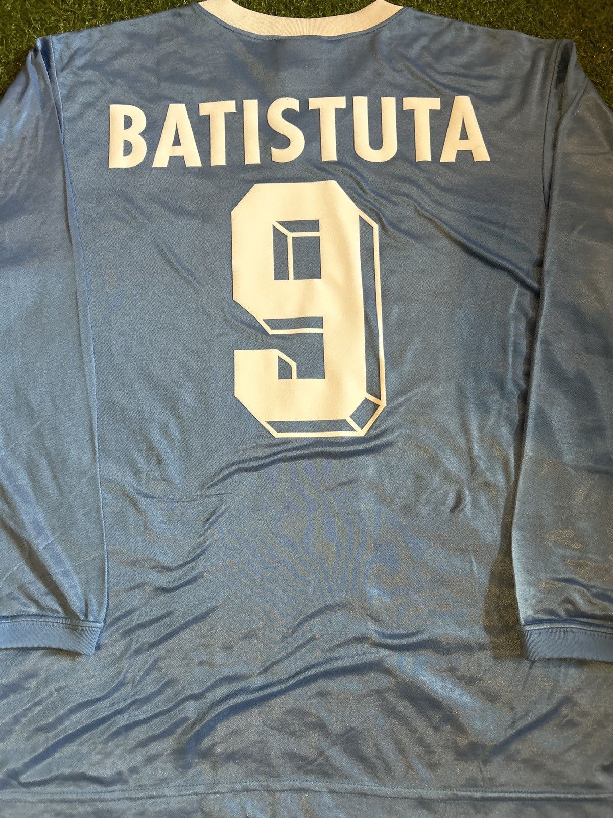 Adidas Argentina Batistuta Adidas Template Shirt Size US L / EU 52-54 / 3 - 1 Thumbnail