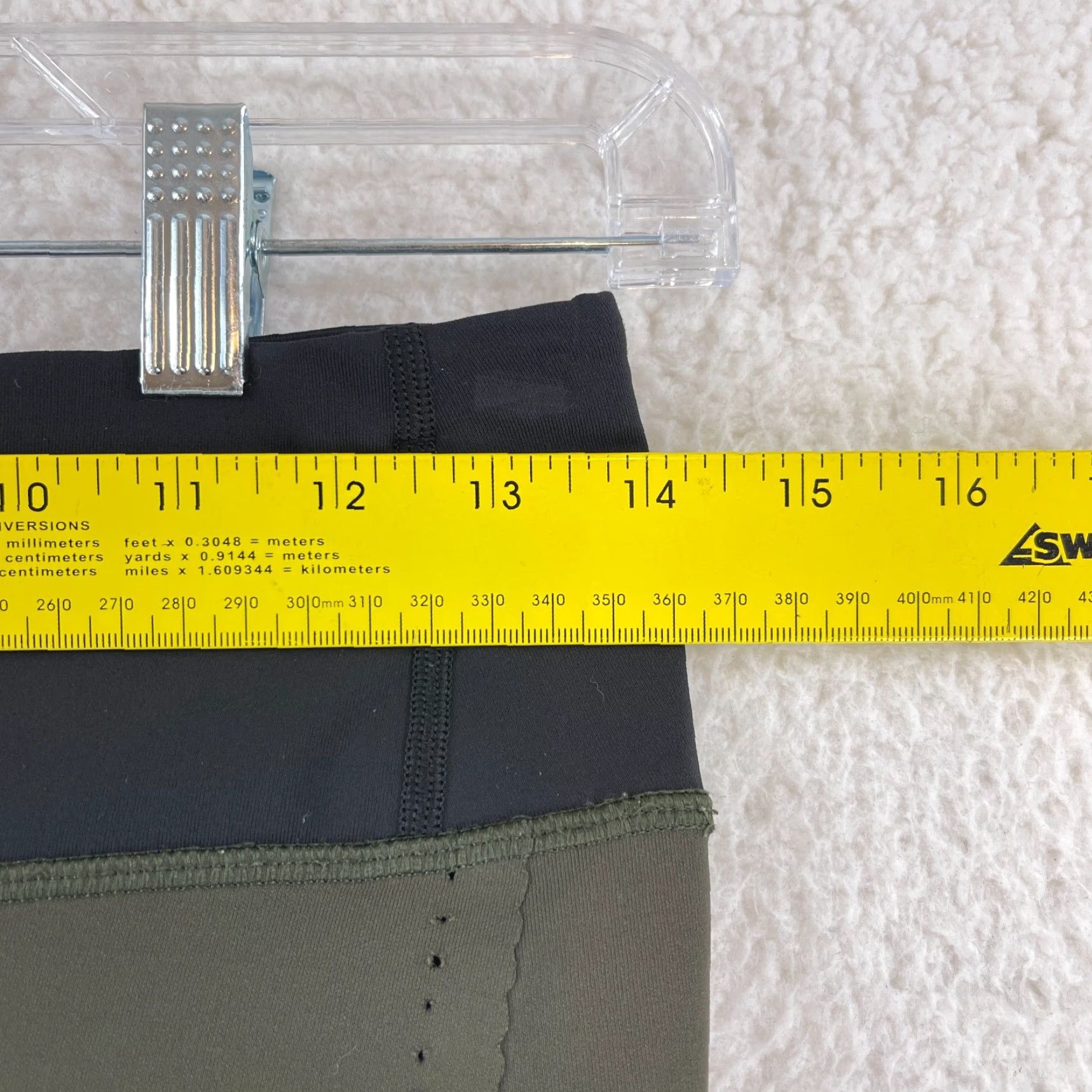 Lululemon Lululemon Smooth Stride Crop Legging Pants Womens Size 6 Green Pull On Yoga Size 28" / US 6 / IT 42 - 6 Thumbnail