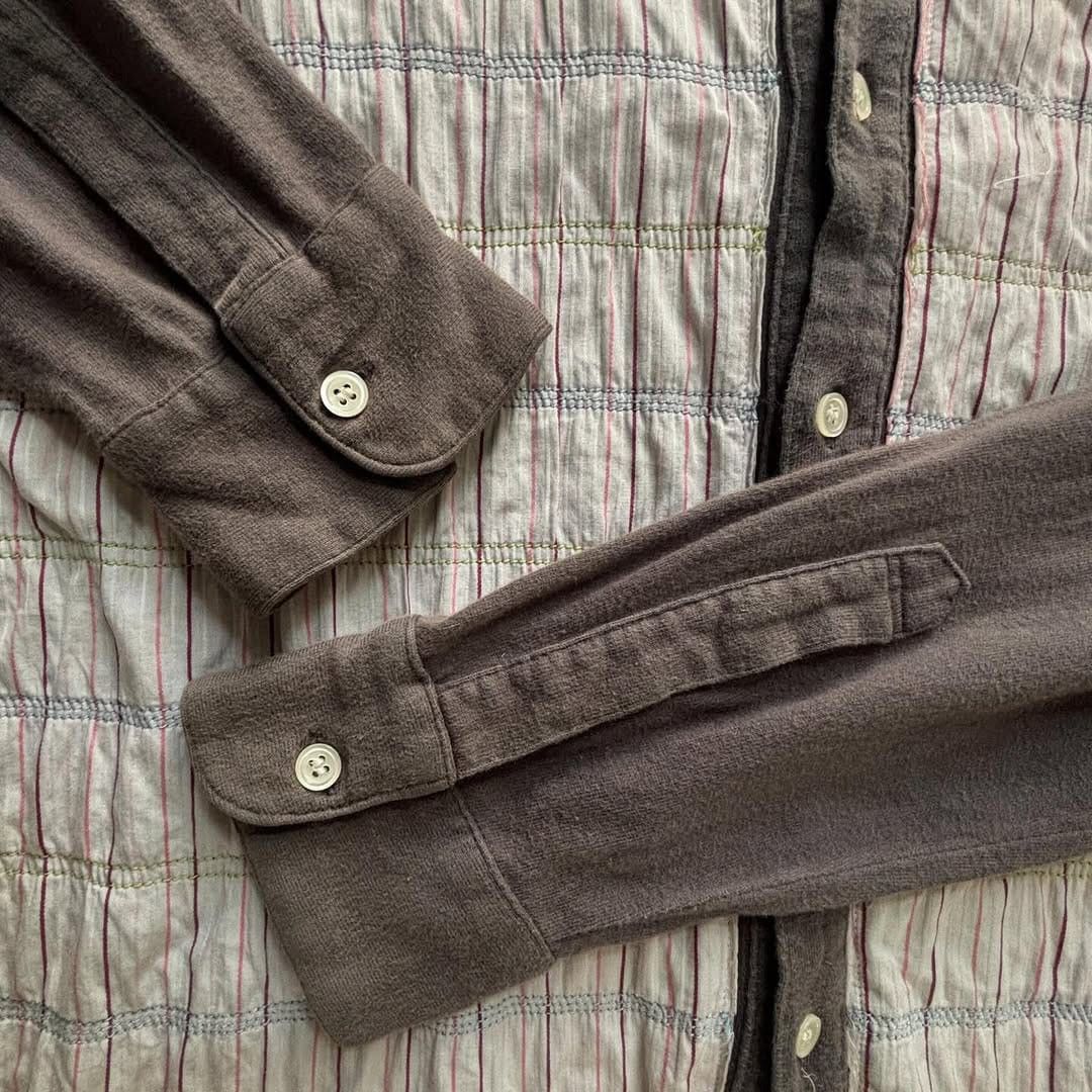 Beams Plus × Japanese Brand Beams unfinished two blend button up long sleeve Size US L / EU 52-54 / 3 - 6 Thumbnail