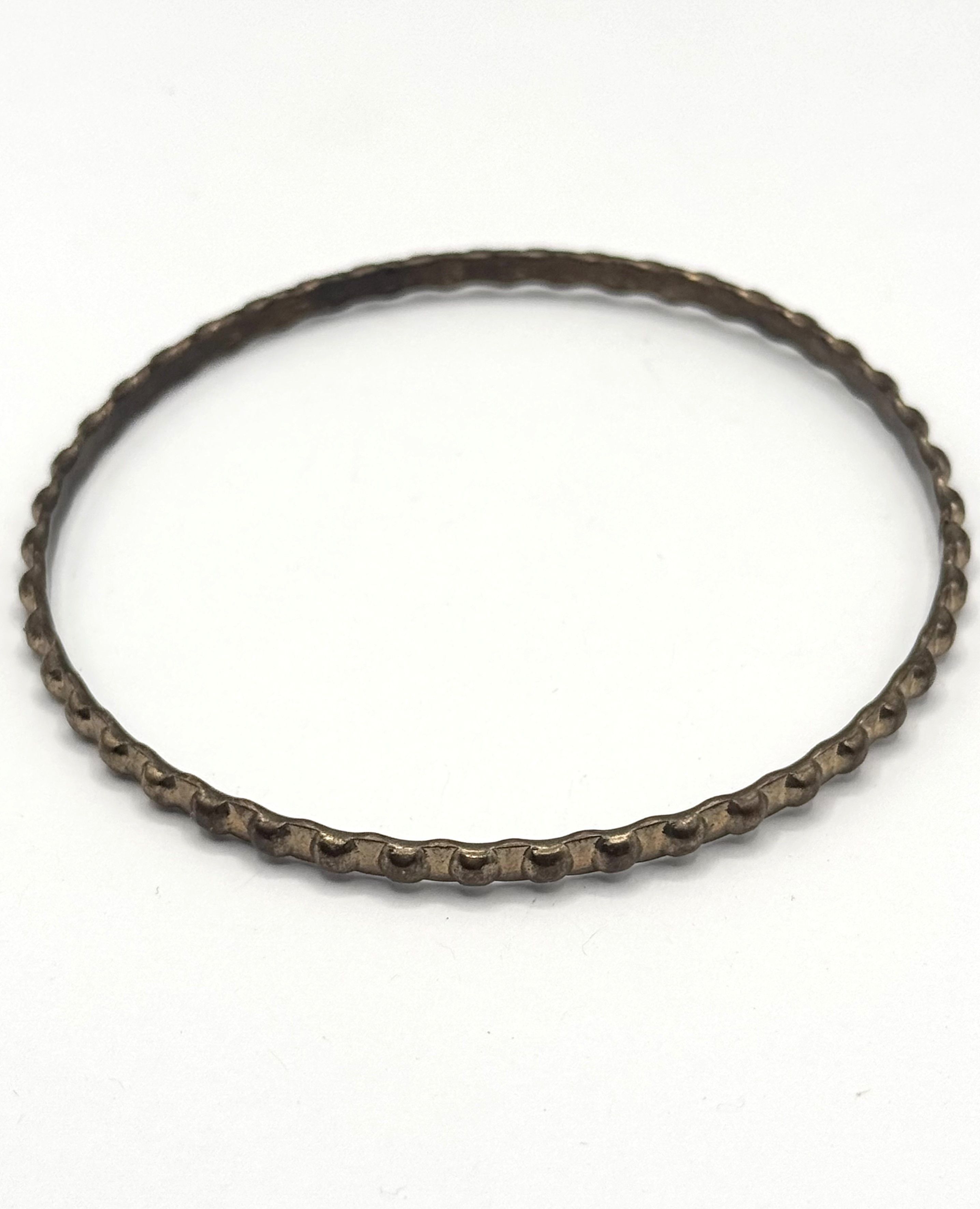 Vintage Vintage Brass Twisted Bangle Bracelet Size ONE SIZE - 1 Thumbnail