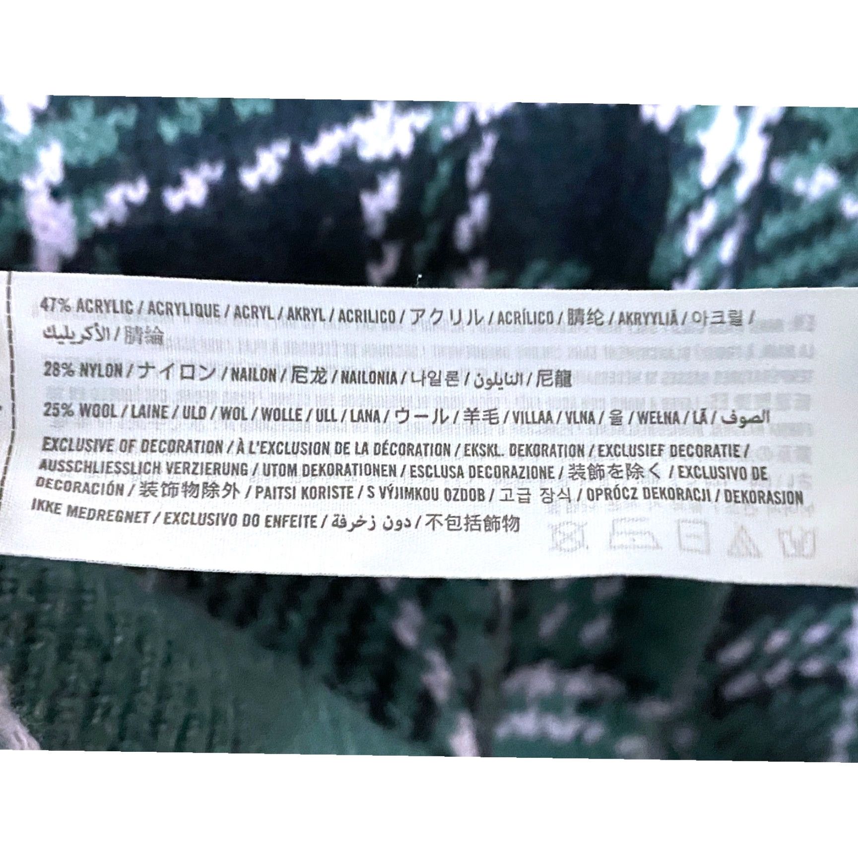 Abercrombie & Fitch Abercrombie & Fitch Plaid Cropped Sweater Women XS Green Blue Preppy Y2K Comfort Pullover Wool Nylon Acrylic Casual Workwear Size XS / US 0-2 / IT 36-38 - 5 Thumbnail