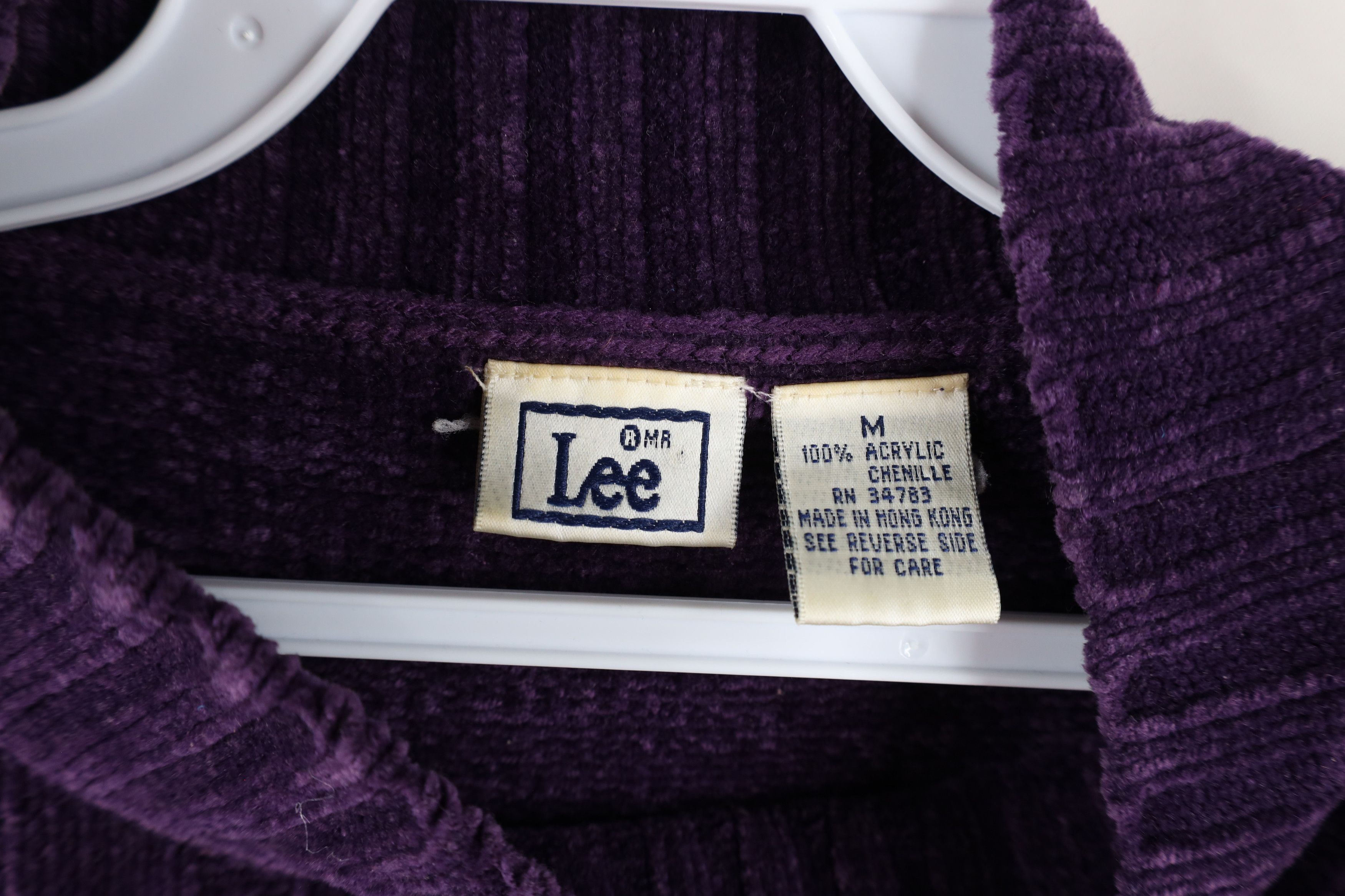 Vintage Vintage 90s Streetwear Chenille Cable Knit Fleece Sweater Size M / US 6-8 / IT 42-44 - 8 Thumbnail
