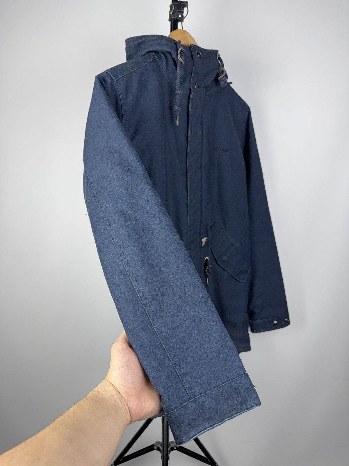 Carhartt × Vintage Vintage 00s Carhartt Clash Parka Work Jacket Size US S / EU 44-46 / 1 - 3 Thumbnail