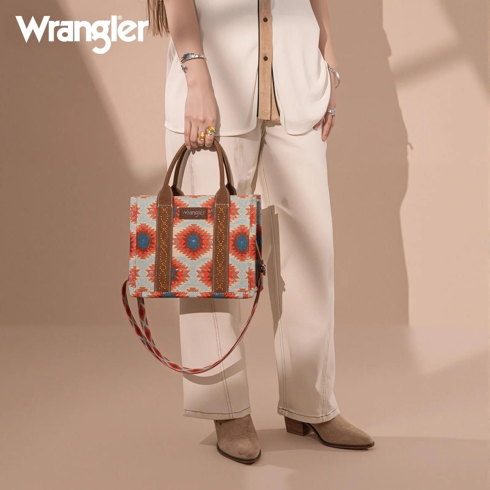 Wrangler Wrangler Colorful Geometric Handbag Size ONE SIZE - 1 Thumbnail