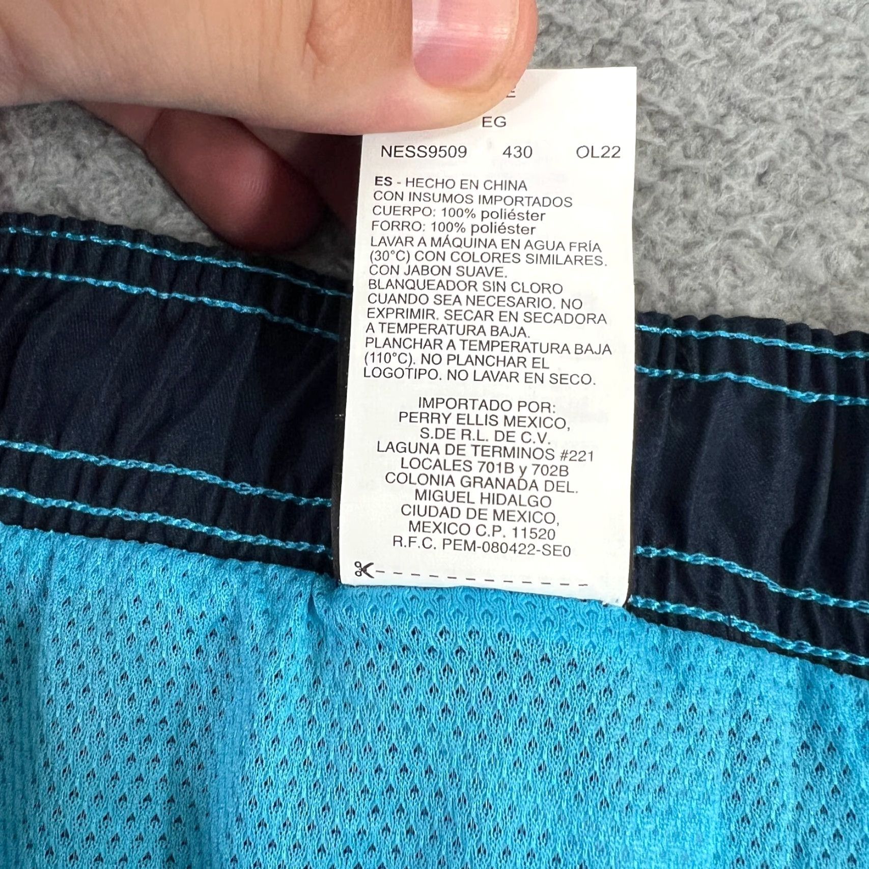 Nike Nike XL Blue Swim Trunks Mens Volley Board Shorts Lined 100% Polyester NESS9509 Size US 36 / EU 52 - 6 Thumbnail
