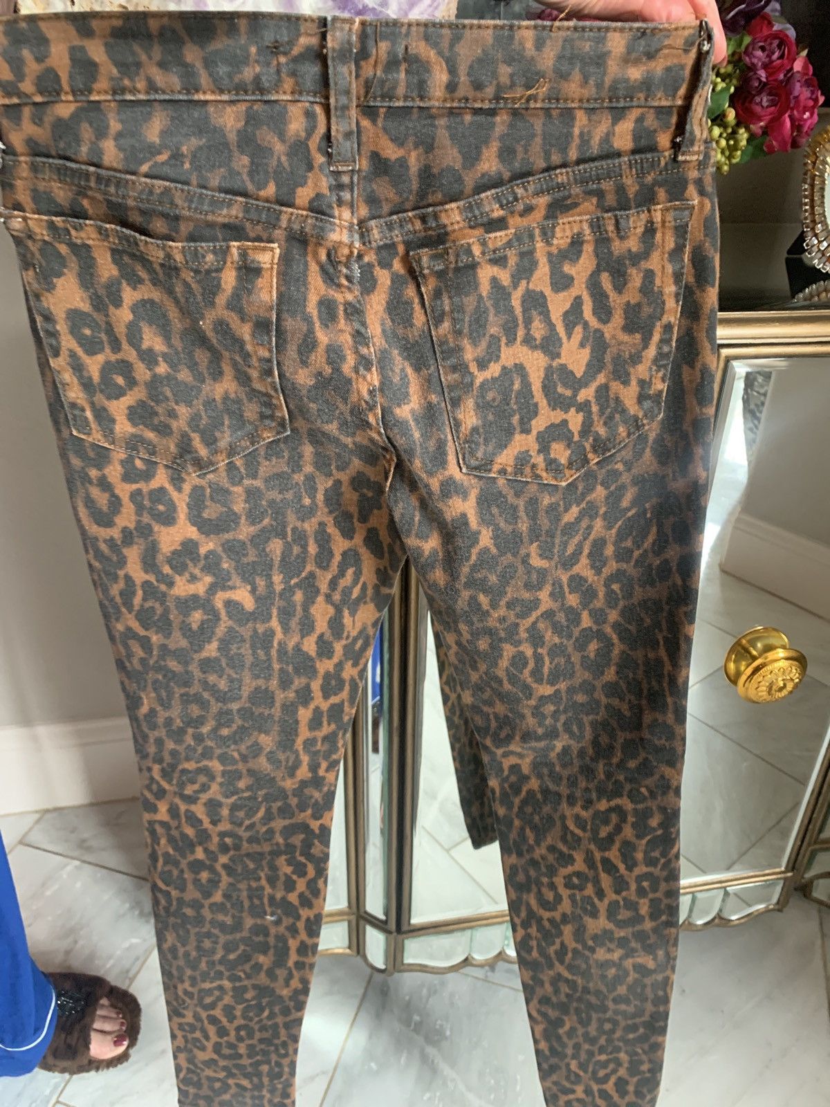 Joe's Joe’s jeans leopard print skinny jeans size 26 Size 26" / US 2 / IT 38 - 2 Thumbnail