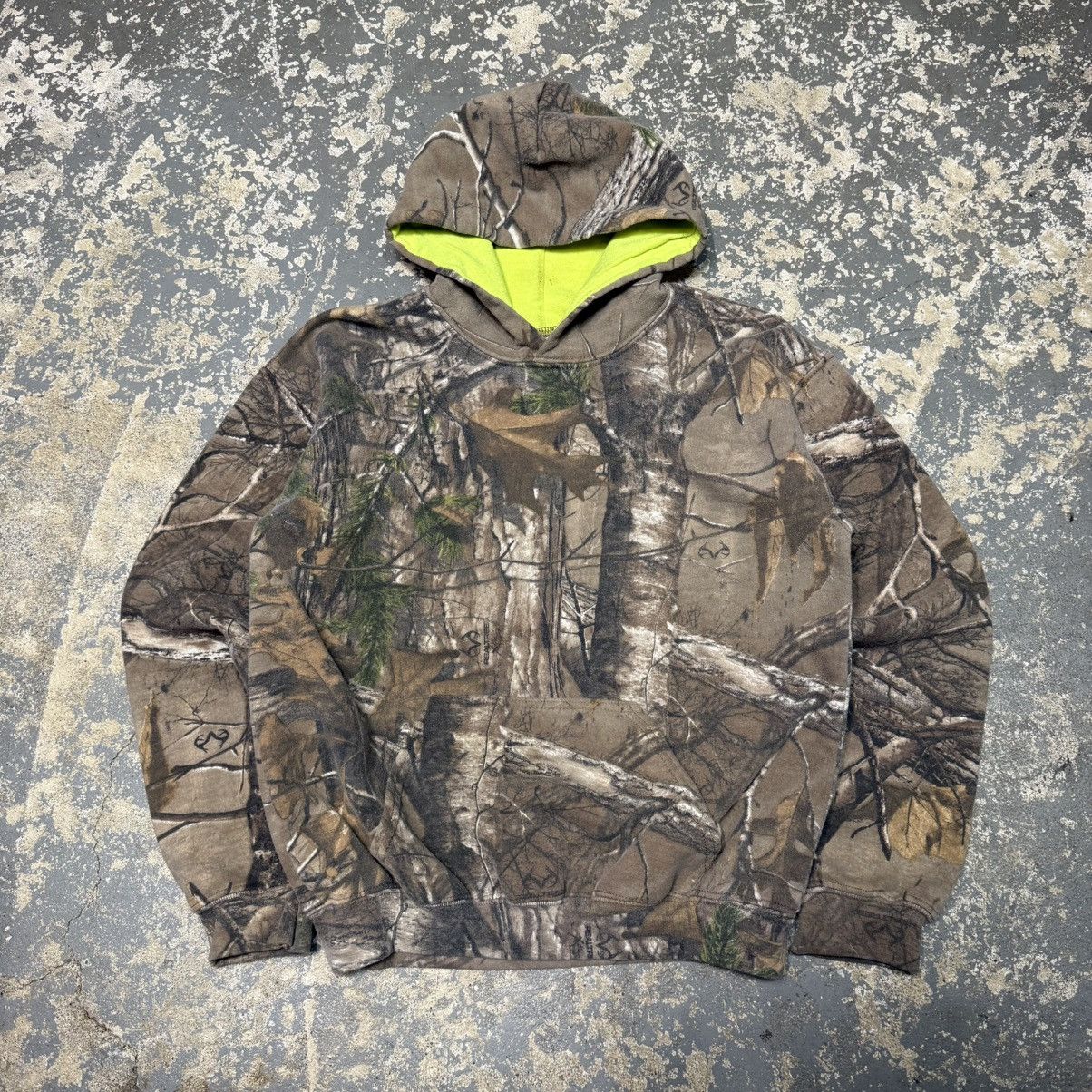 Vintage Vintage Camo RealTree Essential Hoodie Sweatshirt Size US XXS / EU 40 - 10 Thumbnail