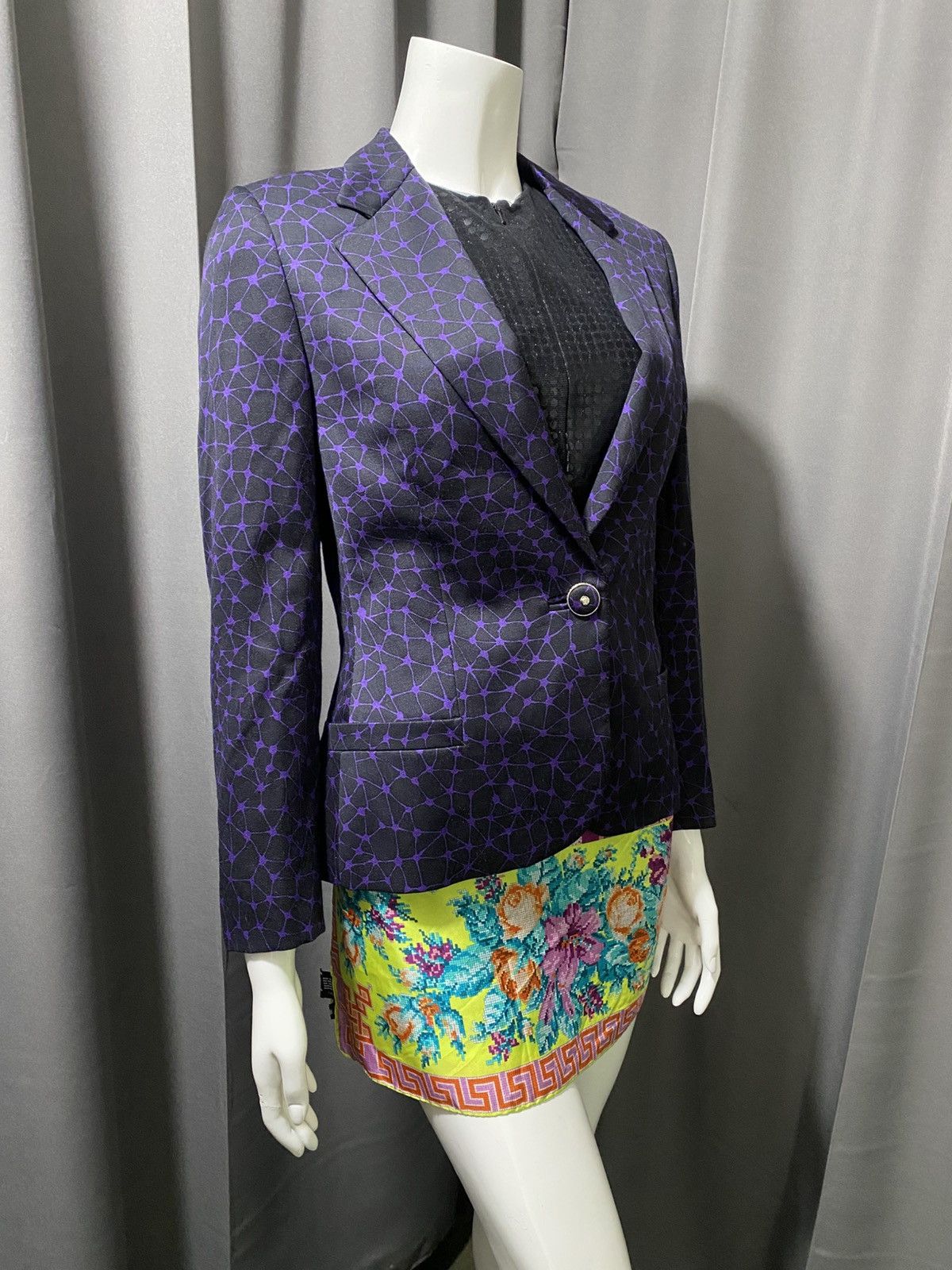 Versace Rare A/W 1996 Versace Couture Web Blazer Size M / US 6-8 / IT 42-44 - 2 Thumbnail