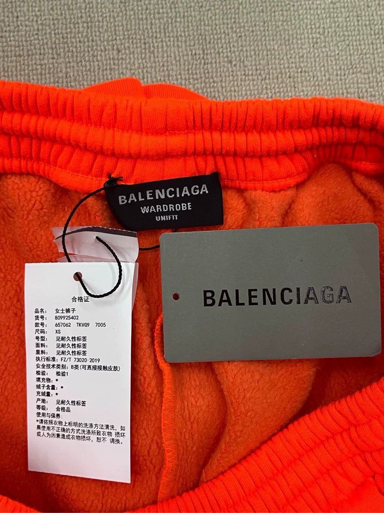 Balenciaga Balenciaga Logo Pattern Orange Casual Shorts-2506 Size US 26 / EU 42 - 3 Thumbnail