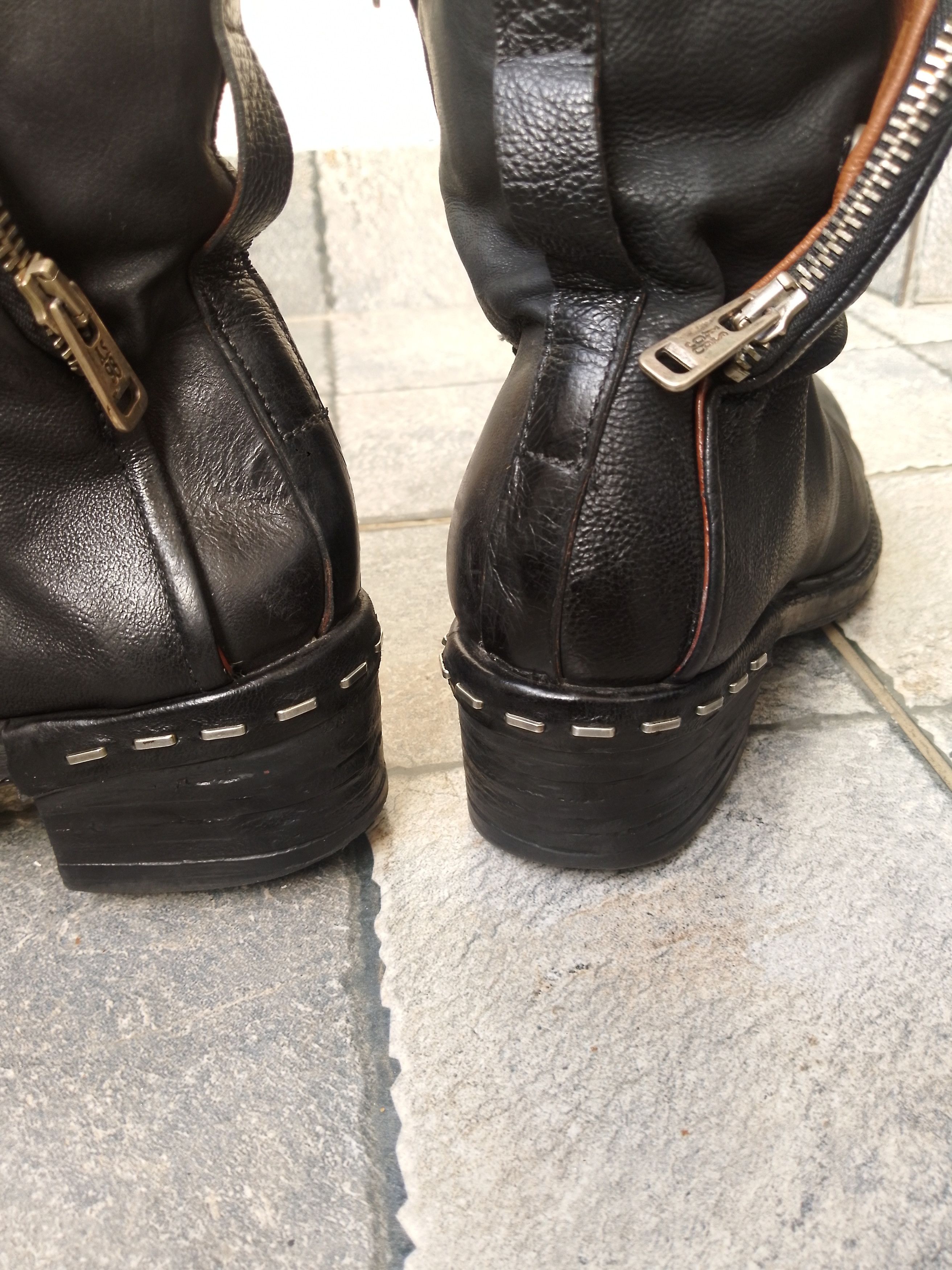 A.S.98 AS 98 BIKER ANKLE BOOTS Size US 9 / IT 39 - 12 Thumbnail