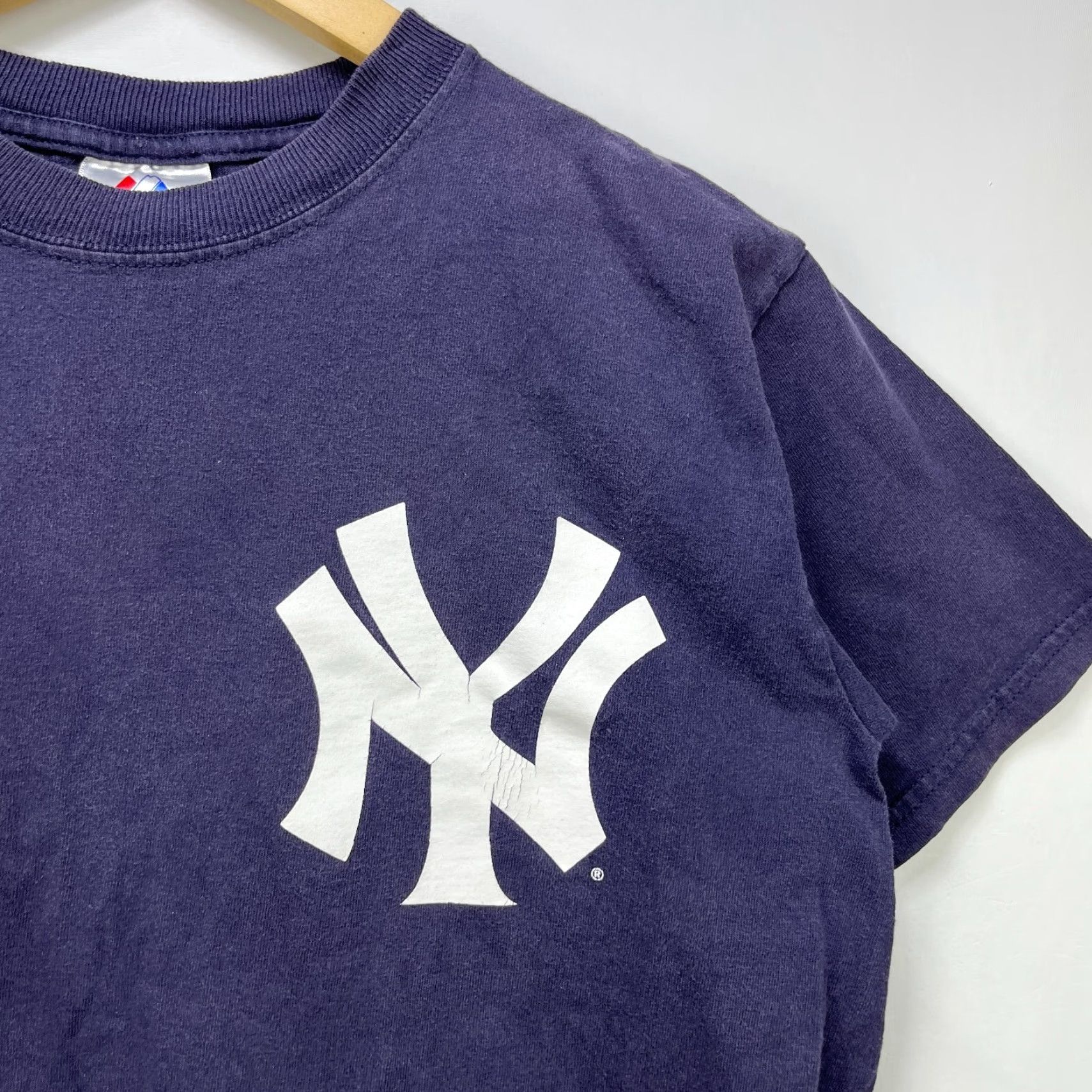 Vintage VINTAGE New York Yankees T-Shirt XS Men Blue 90s Johnny Damon Shirts, Tiger NY Size US XS / EU 42 / 0 - 3 Thumbnail