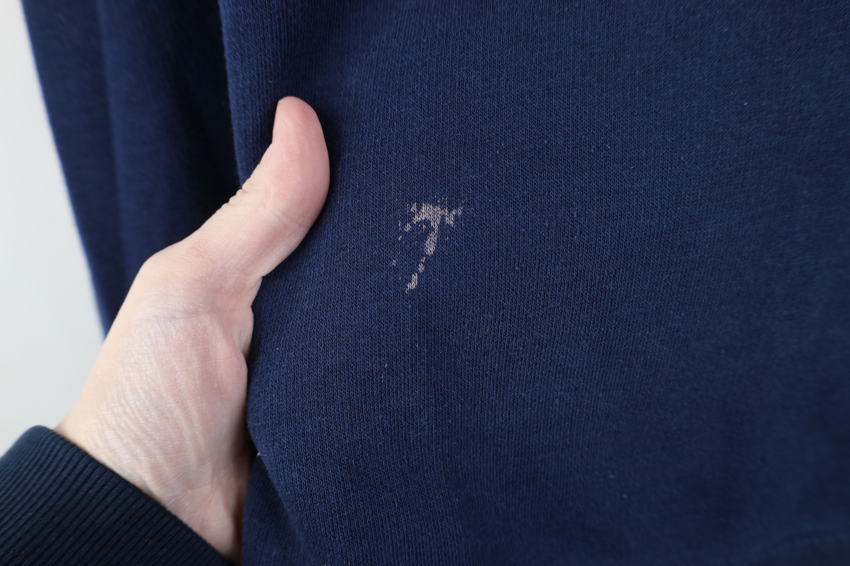 Vintage Vintage 90s Streetwear Fall Leaf Cat Kitten Sweatshirt Blue Size S / US 4 / IT 40 - 6 Thumbnail