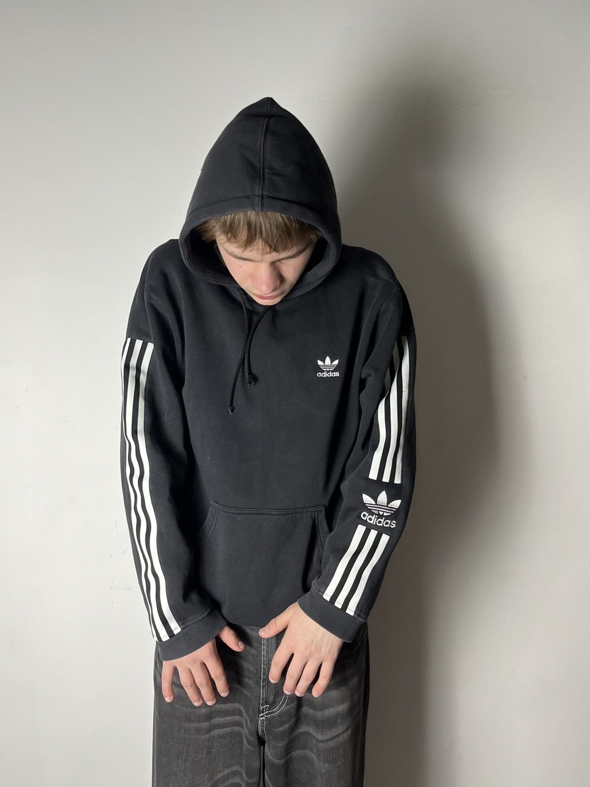 Adidas 🔥CRAZY ADIDAS BALENCIAGA VIBE OPIUM BOXY HOODIE Y2K 00’S Size US S / EU 44-46 / 1 - 3 Thumbnail