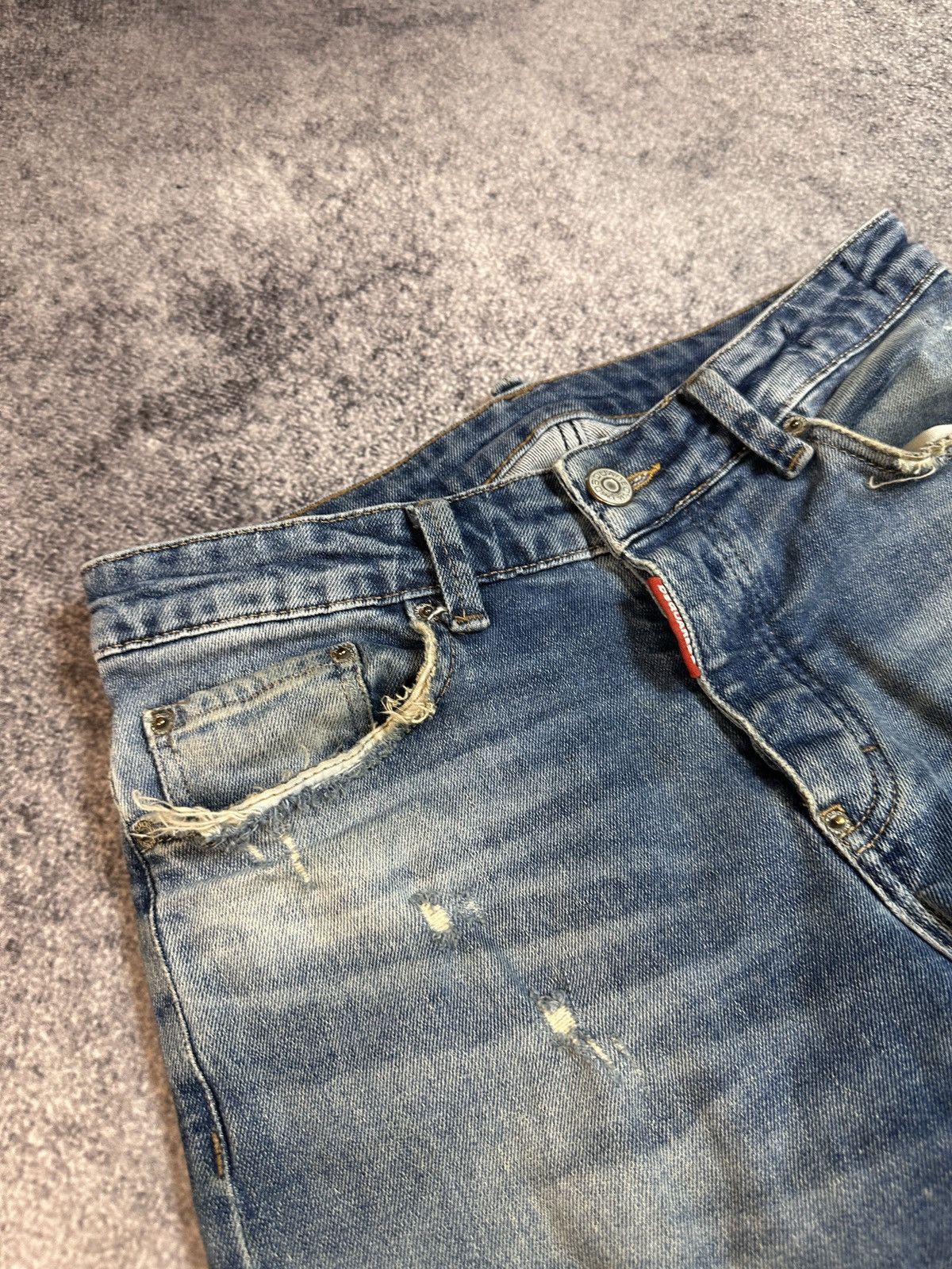 Dsquared2 Y2K dsquared2 jeans Distressed Style Streetwear M Rare Size US 32 / EU 48 - 3 Thumbnail
