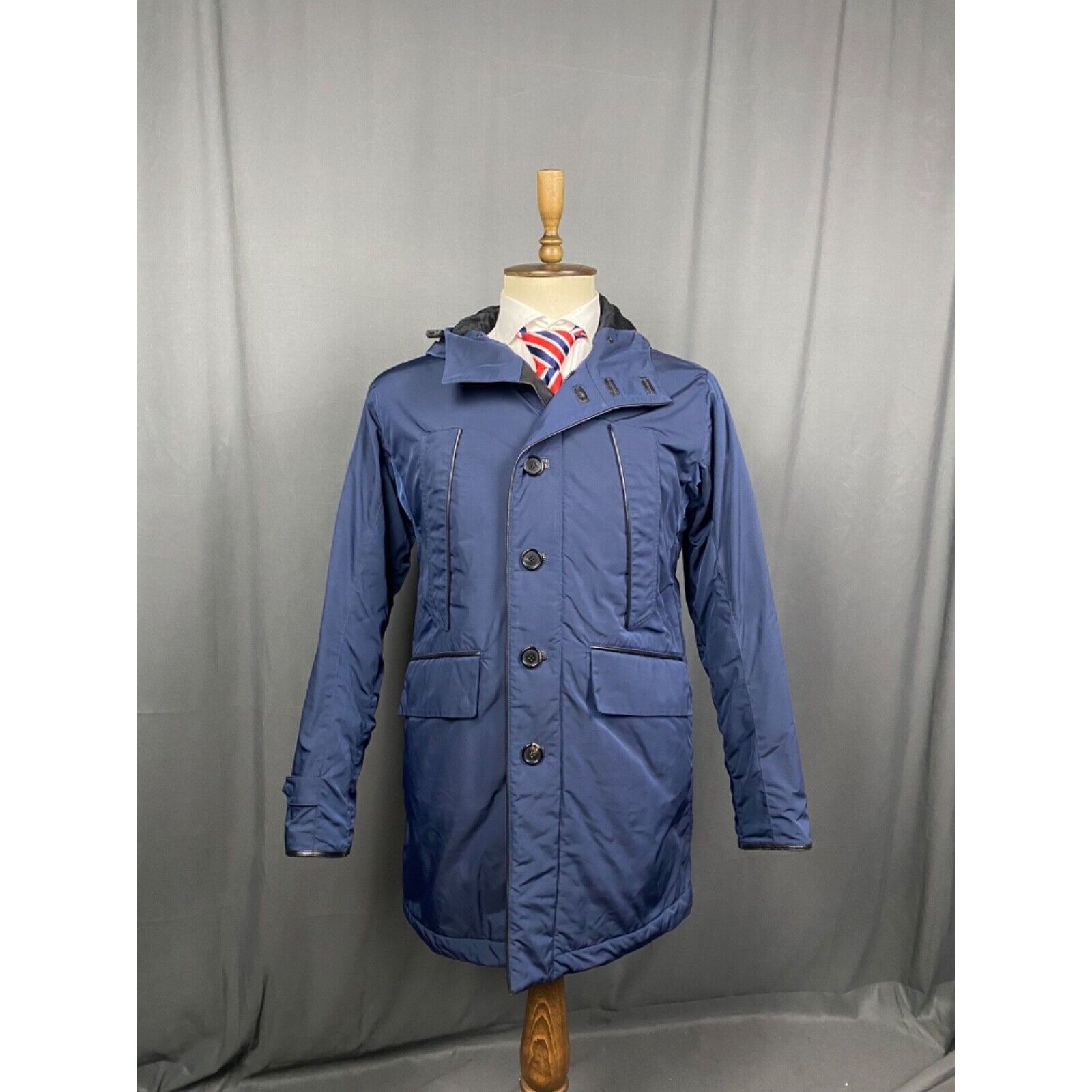 Burberry MINT! Burberry Proto Men's Blue Insulated Winter Parka Jacke Size US XL / EU 56 / 4 - 1 Thumbnail