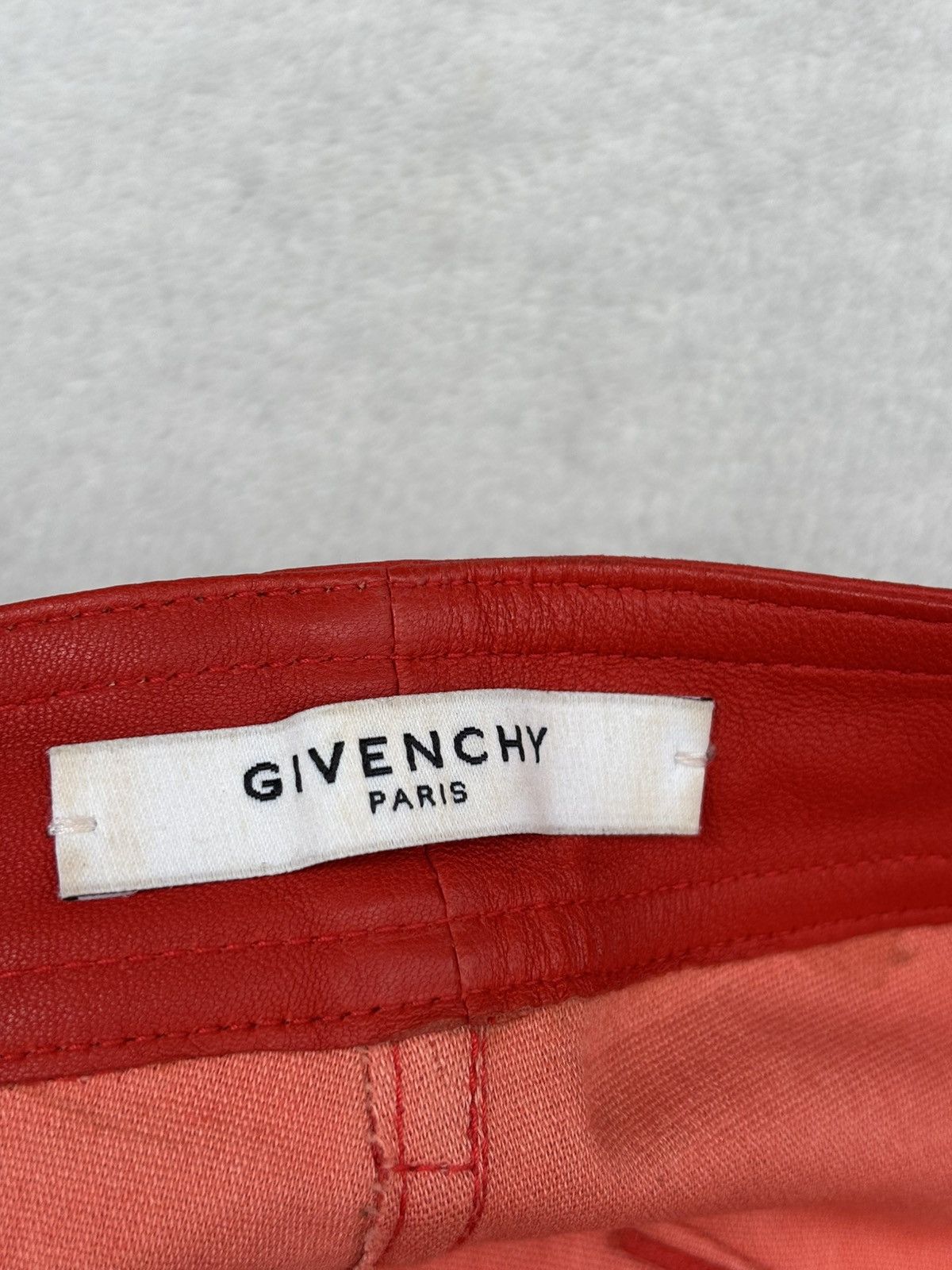 Givenchy S/S 2013 Givenchy Skinny Biker Leather Trousers Size 27" / US 4 / IT 40 - 9 Thumbnail