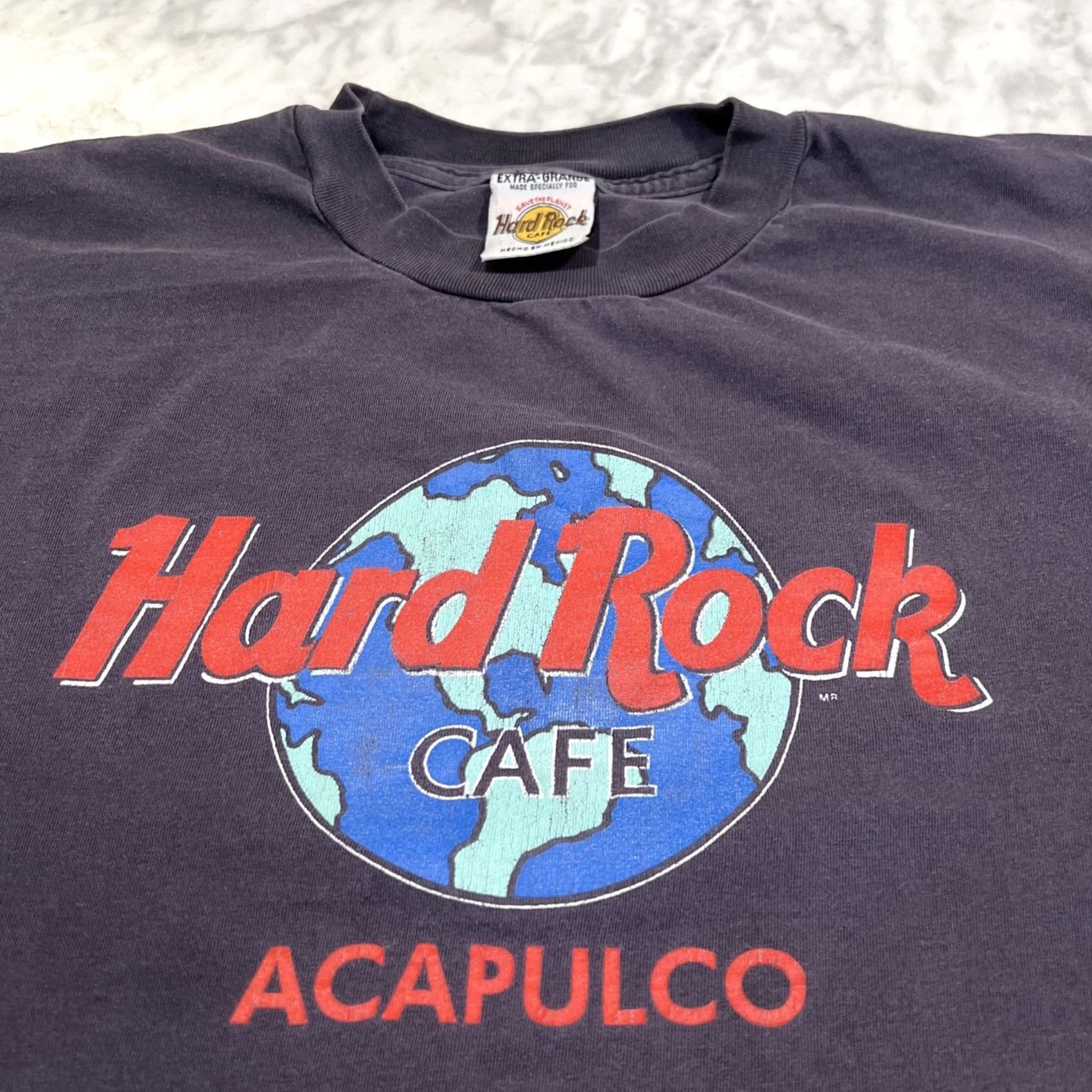 Hard Rock Cafe VINTAGE Hard Rock Cafe Acapulco T Shirt XL Short Sleeve Black Cotton 1990s Mens Size US XL / EU 56 / 4 - 2 Thumbnail