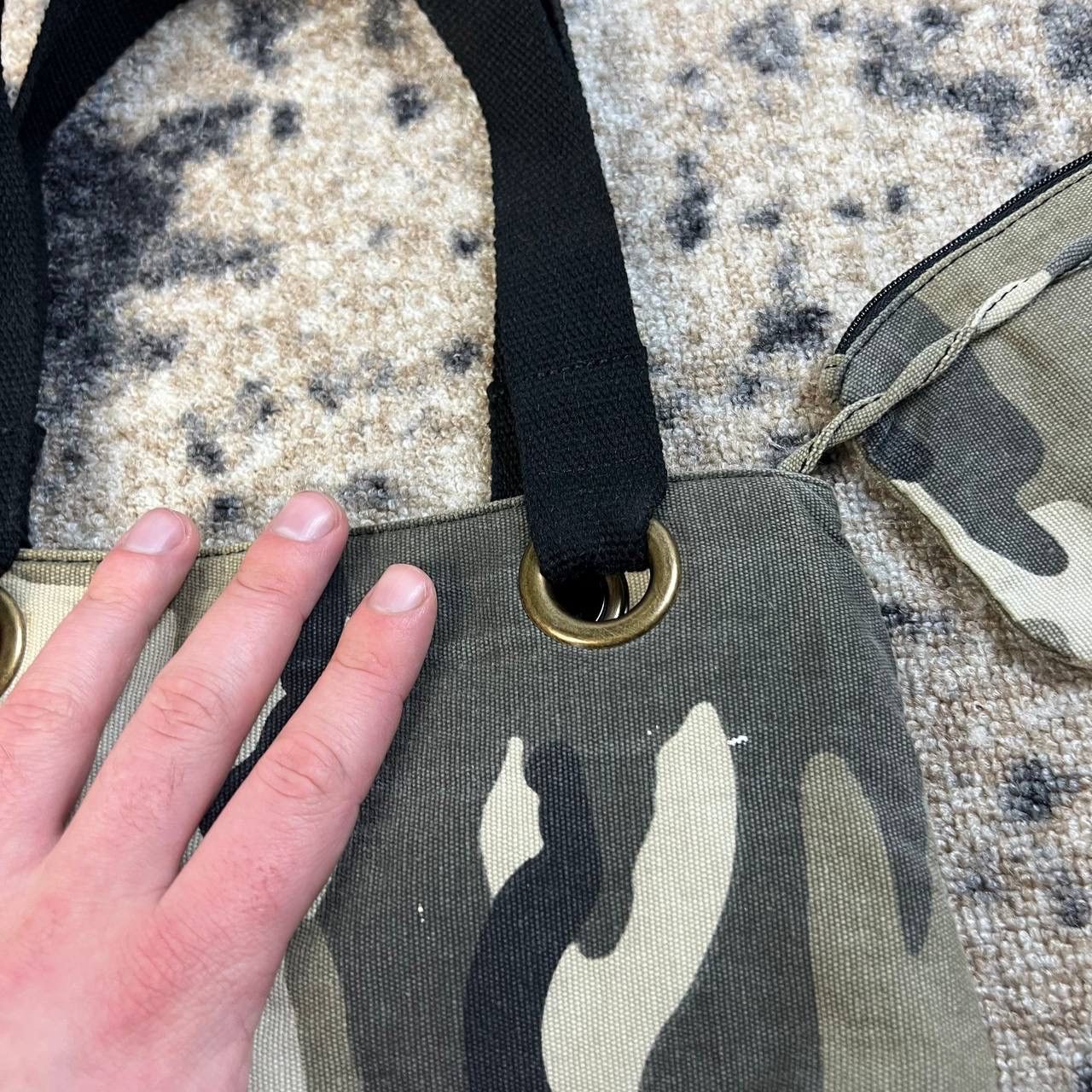 Japanese Brand Japanese Y2K Style Camo Mini Bag Streetwear 90s Size ONE SIZE - 6 Thumbnail