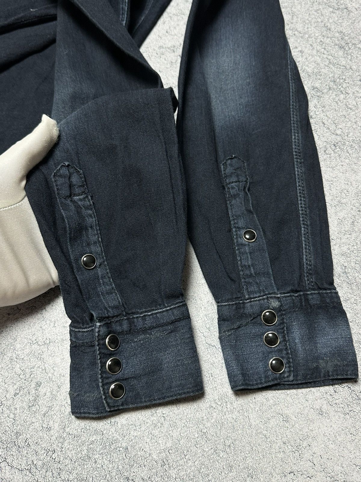 Acne Studios Acne Studios Pop Classics Western Denim Button-Up Shirt Size US M / EU 48-50 / 2 - 9 Thumbnail