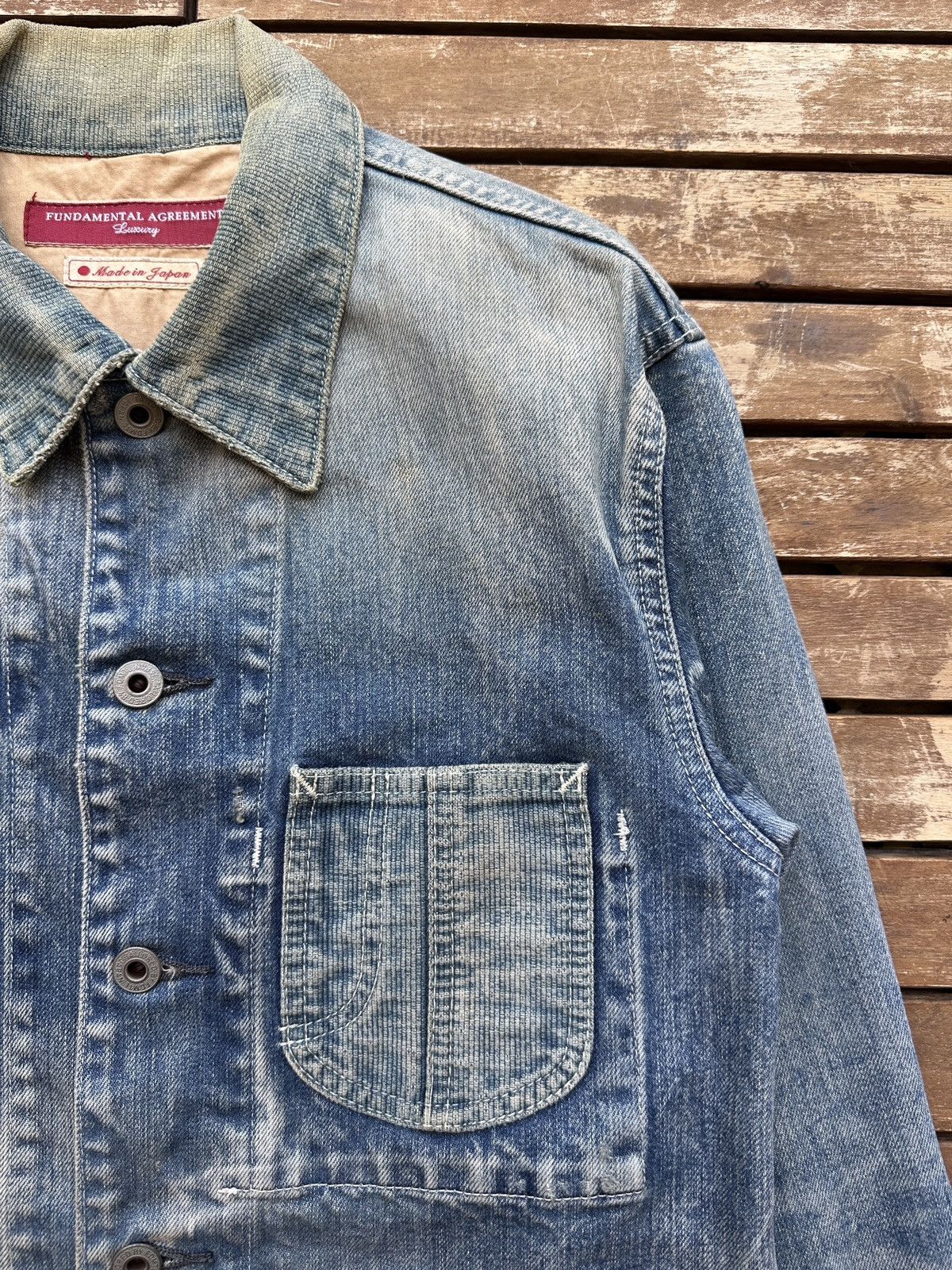 FDMTL FDMTL Fundamental Agreement Luxury JP Denim Coverall Jacket Size US M / EU 48-50 / 2 - 3 Thumbnail