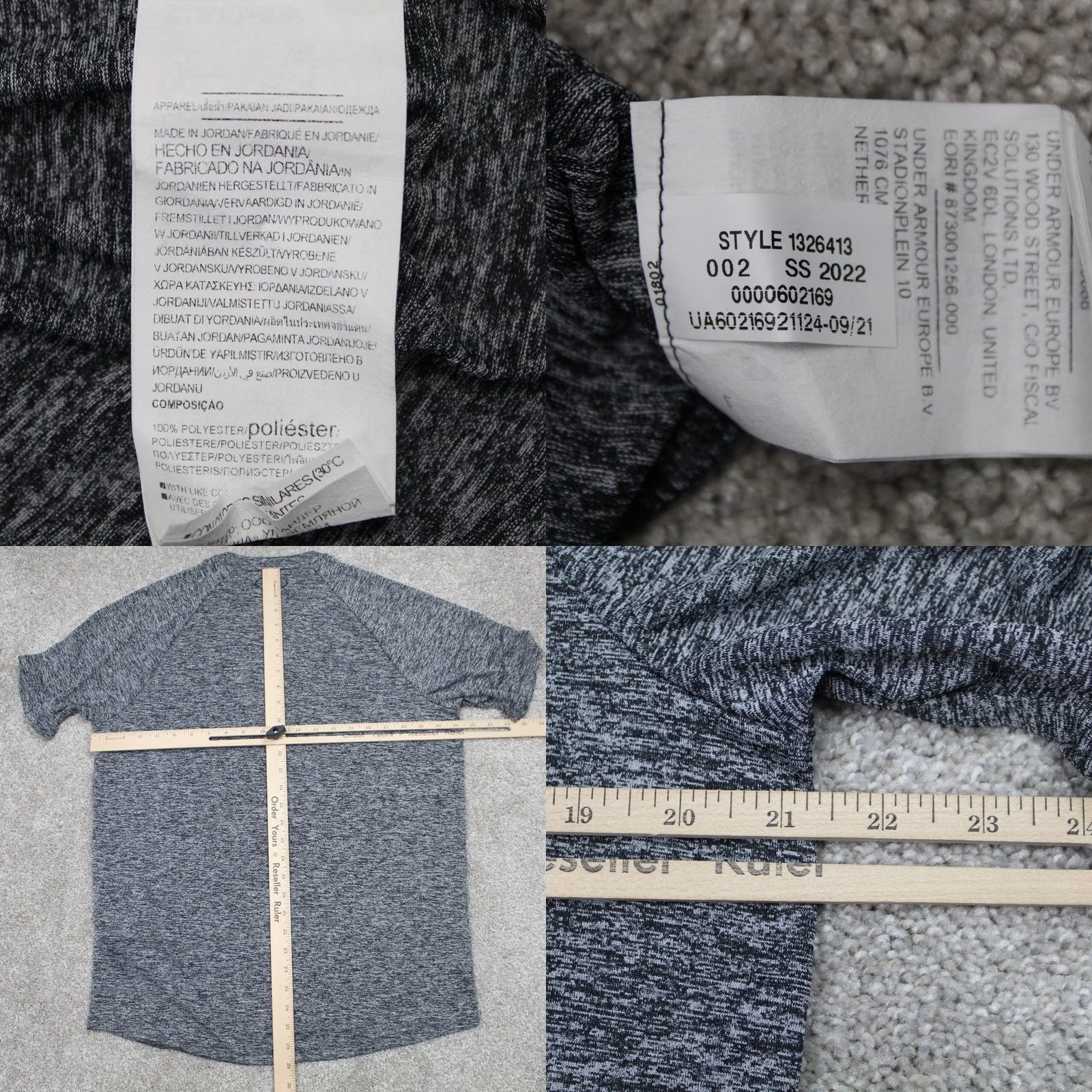 Under Armour Under Armour Tech Tee 2.0 Shirt Mens Medium Gray UA HeatGear Loose Fit S/S T-Shirt NWT Size US M / EU 48-50 / 2 - 8 Thumbnail