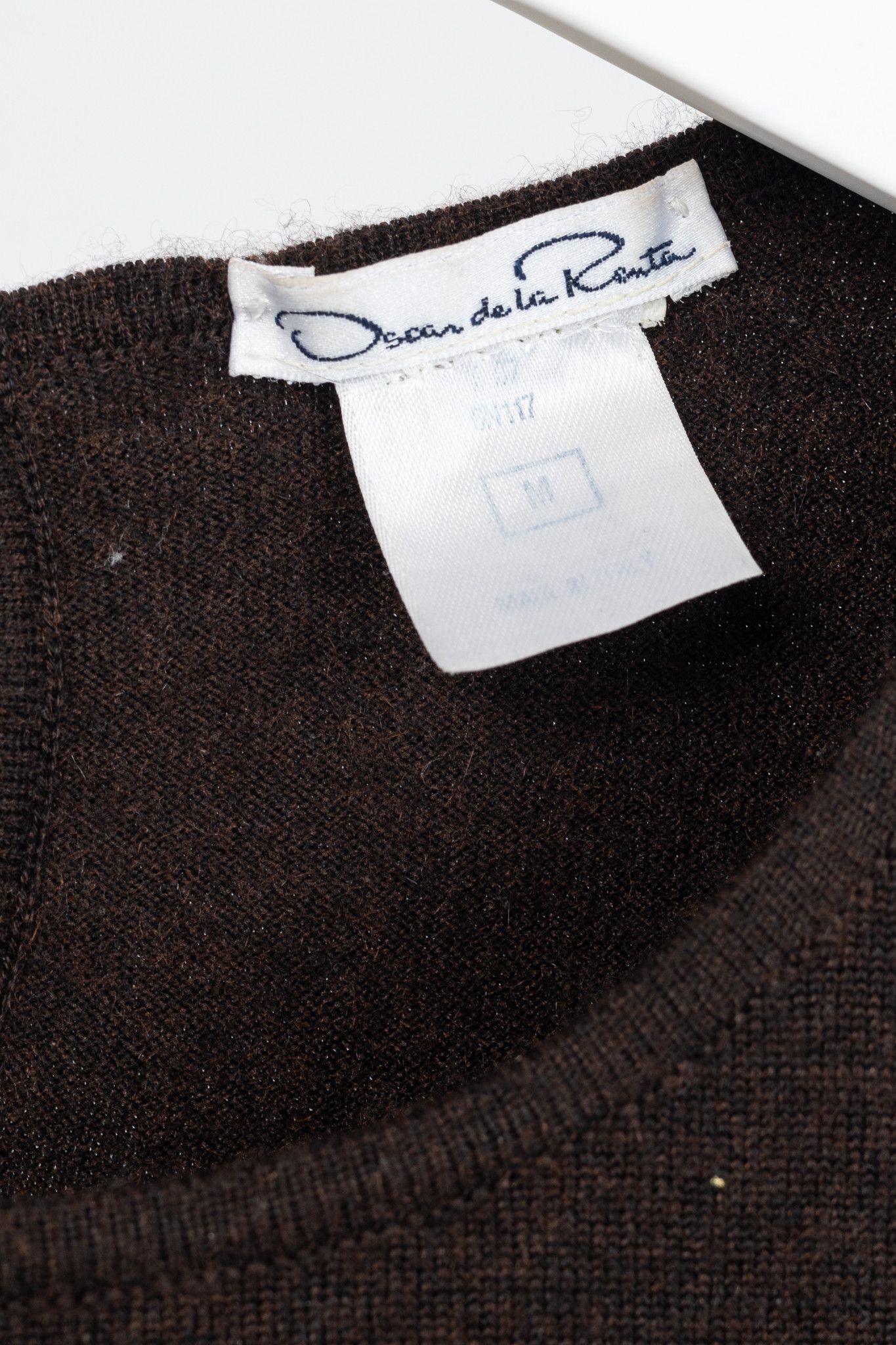Oscar De La Renta Oscar de la Renta AW/07 Brown Cashmere-Knit Tank Size M / US 6-8 / IT 42-44 - 4 Thumbnail