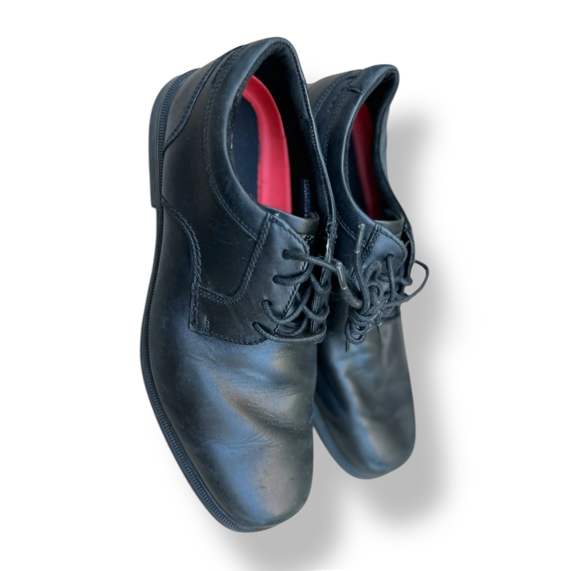Rockport Mens Rockport Black Leather Oxford Shoes Size 8.5 Made In In Size US 8.5 / EU 41-42 - 9 Thumbnail
