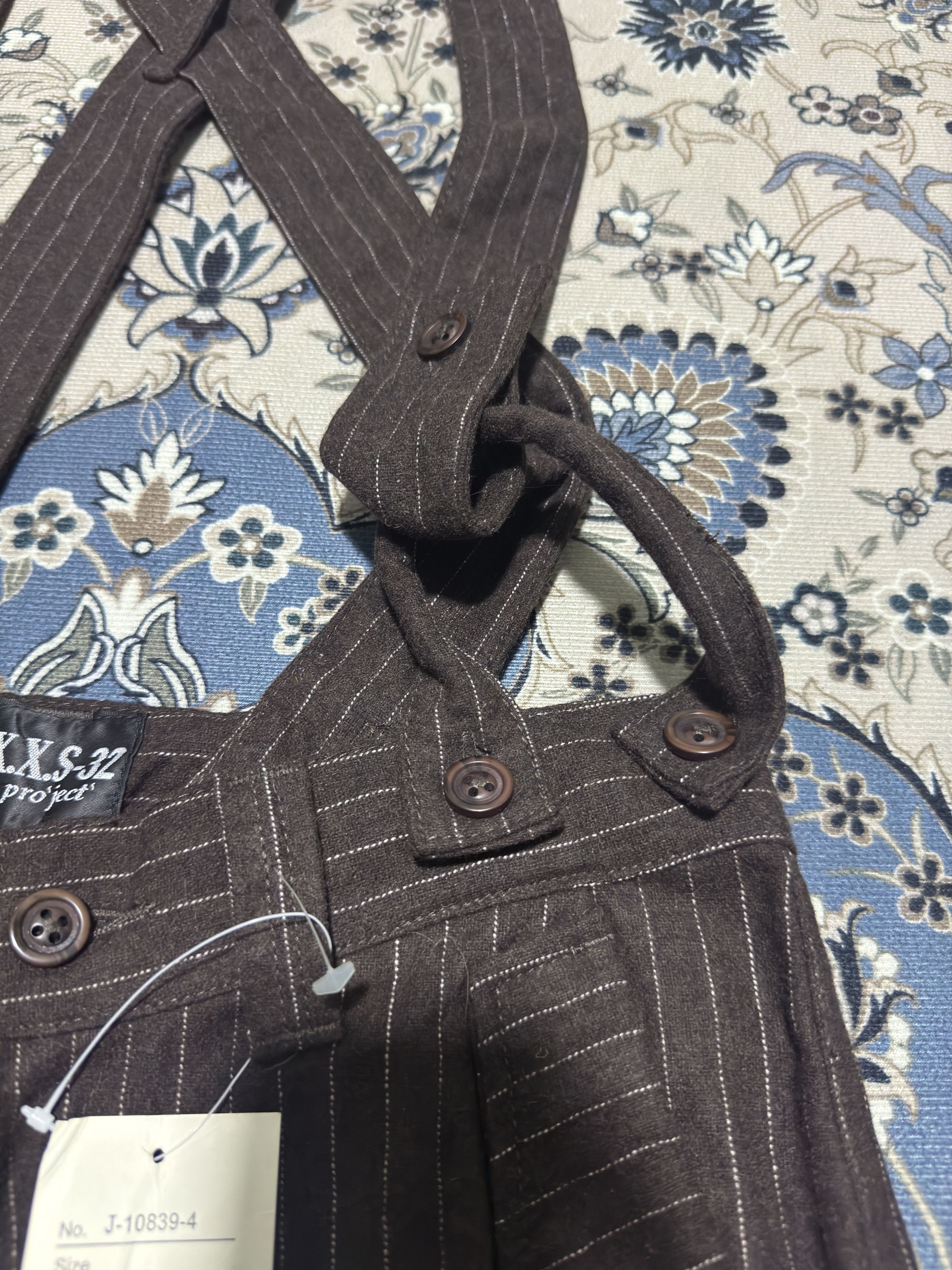 Japanese Brand × Vintage Japanese Brand HIT Project XXXS-S32 Flare Striped Wool Pants Size US 30 / EU 46 - 6 Thumbnail
