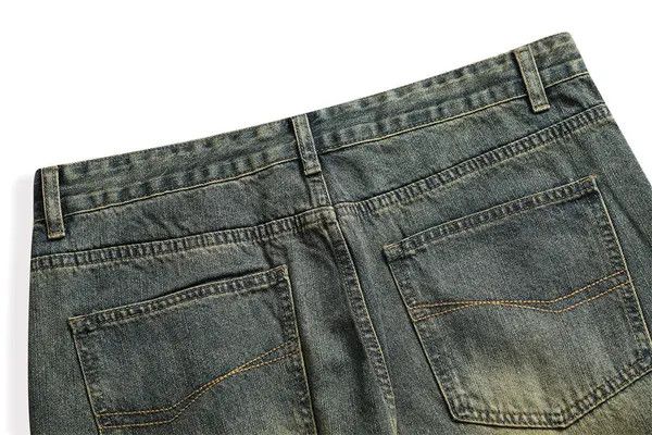 Japanese Brand Ryou Punk washed distressed vintage men's bootcut jeans Size US 32 / EU 48 - 6 Thumbnail