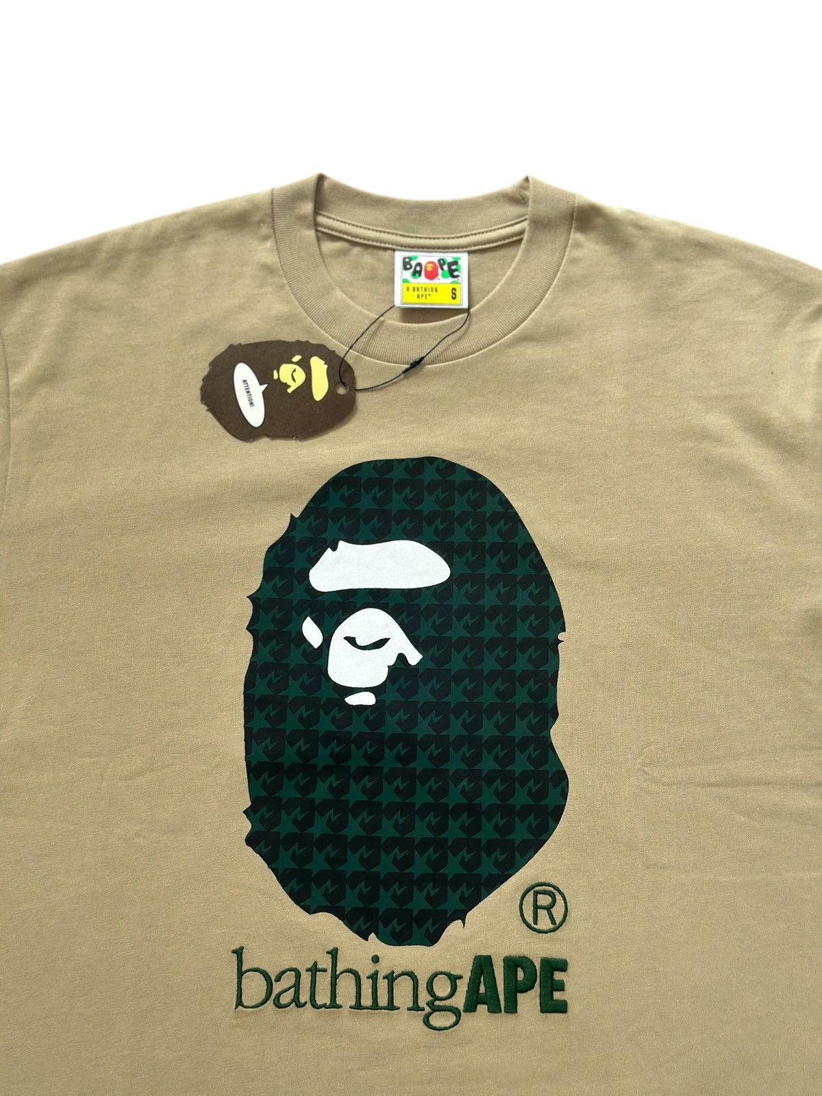 Bape BAPE Sta Houndstooth Bathing Ape Relaxed Fit Tee Size US S / EU 44-46 / 1 - 2 Thumbnail