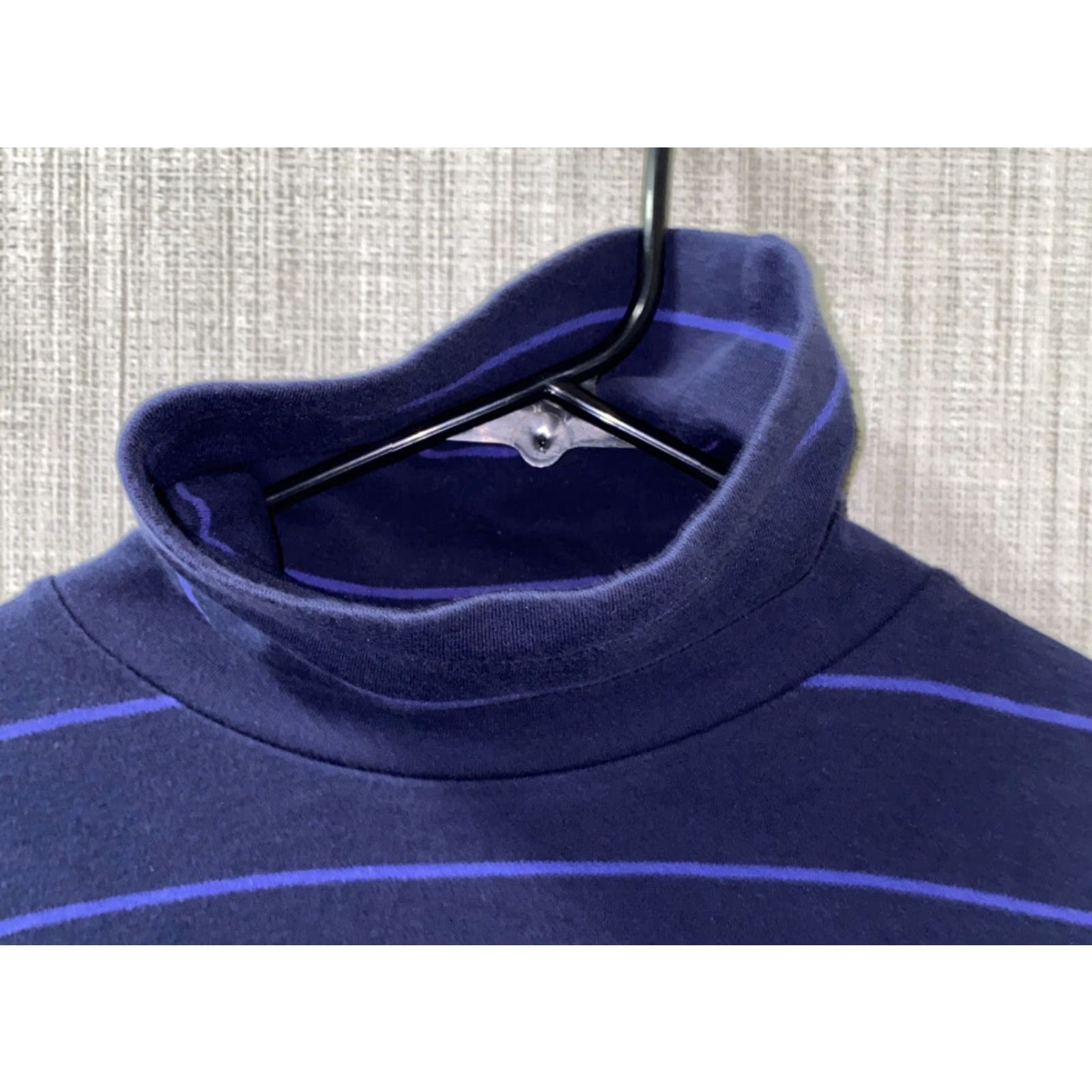 Polo Ralph Lauren Polo Ralph Lauren Mens Blue Striped Moc Neck Shirt M Long Sleeve Casual Cotton Size US M / EU 48-50 / 2 - 3 Thumbnail