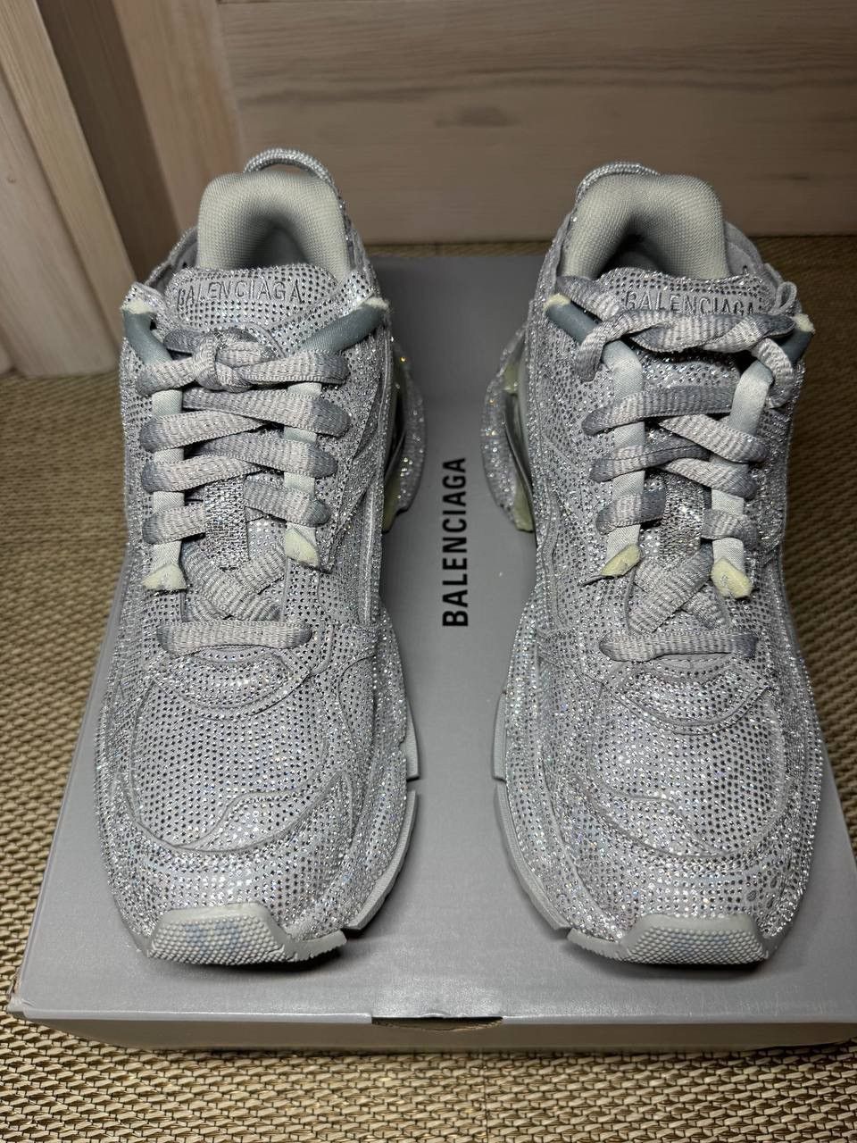Balenciaga Balenciaga Rhinestone Runner Size US 7 / IT 37 - 2 Thumbnail